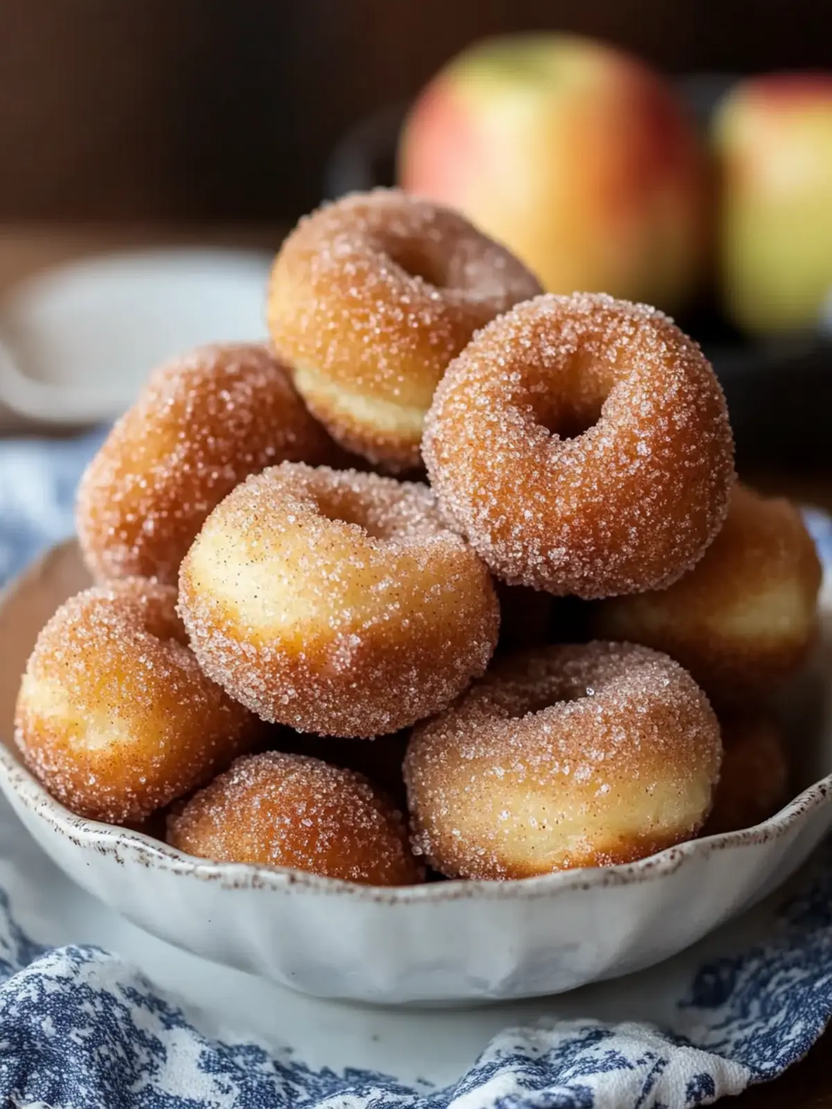 Cinnamon Sugar Donut Holes with Apple for Cozy Evenings 3 Cinnamon Sugar Donut Holes with Apple