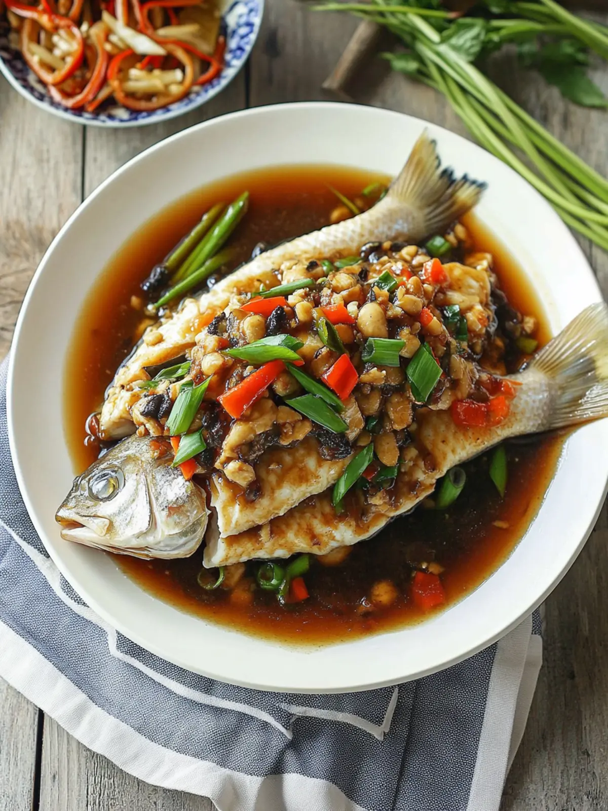Savory Steamed Fish with Black Bean Sauce in 20 Minutes 2 Steamed Fish with Black Bean Sauce