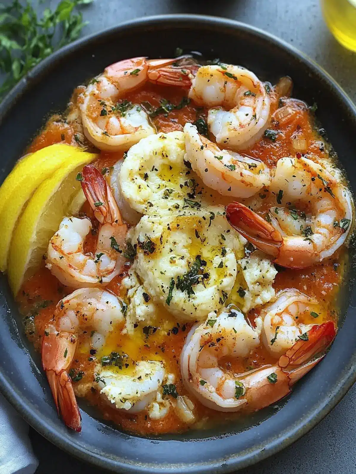 Delicious Shrimp Saganaki with Feta in 30 Minutes Flat 4 Shrimp Saganaki