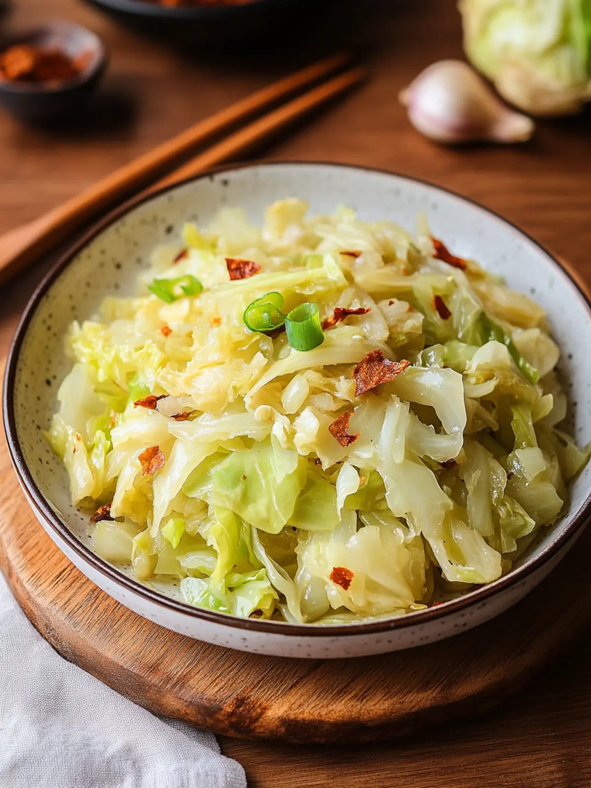 Delicious Taiwanese Stir-Fried Cabbage with Garlic in 15 Minutes 3 Taiwanese Stir-Fried Cabbage with Garlic