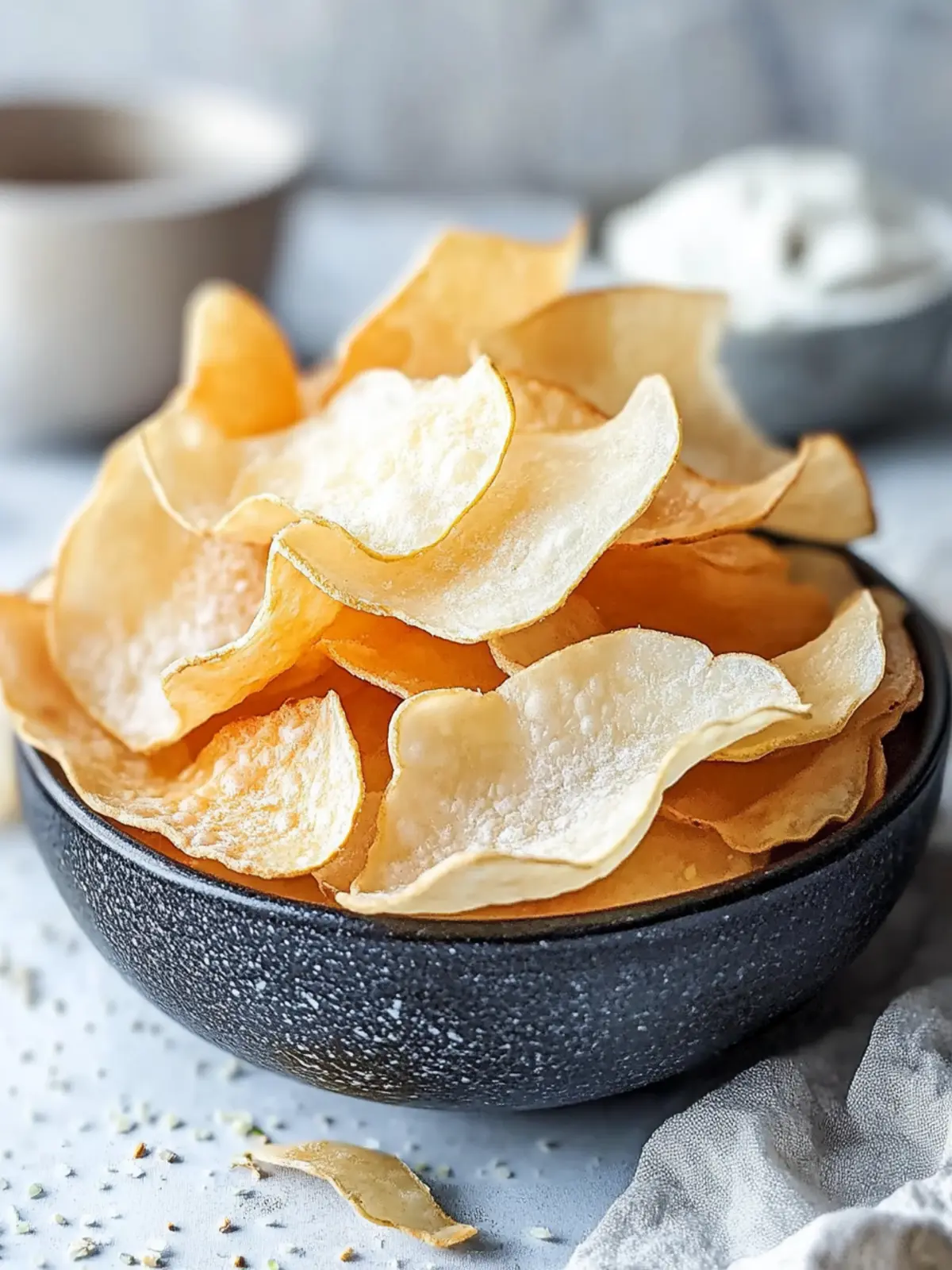 Crispy Jicama Chips: Zesty, Low-Carb Snack You'll Love 2 Crispy Jicama Chips