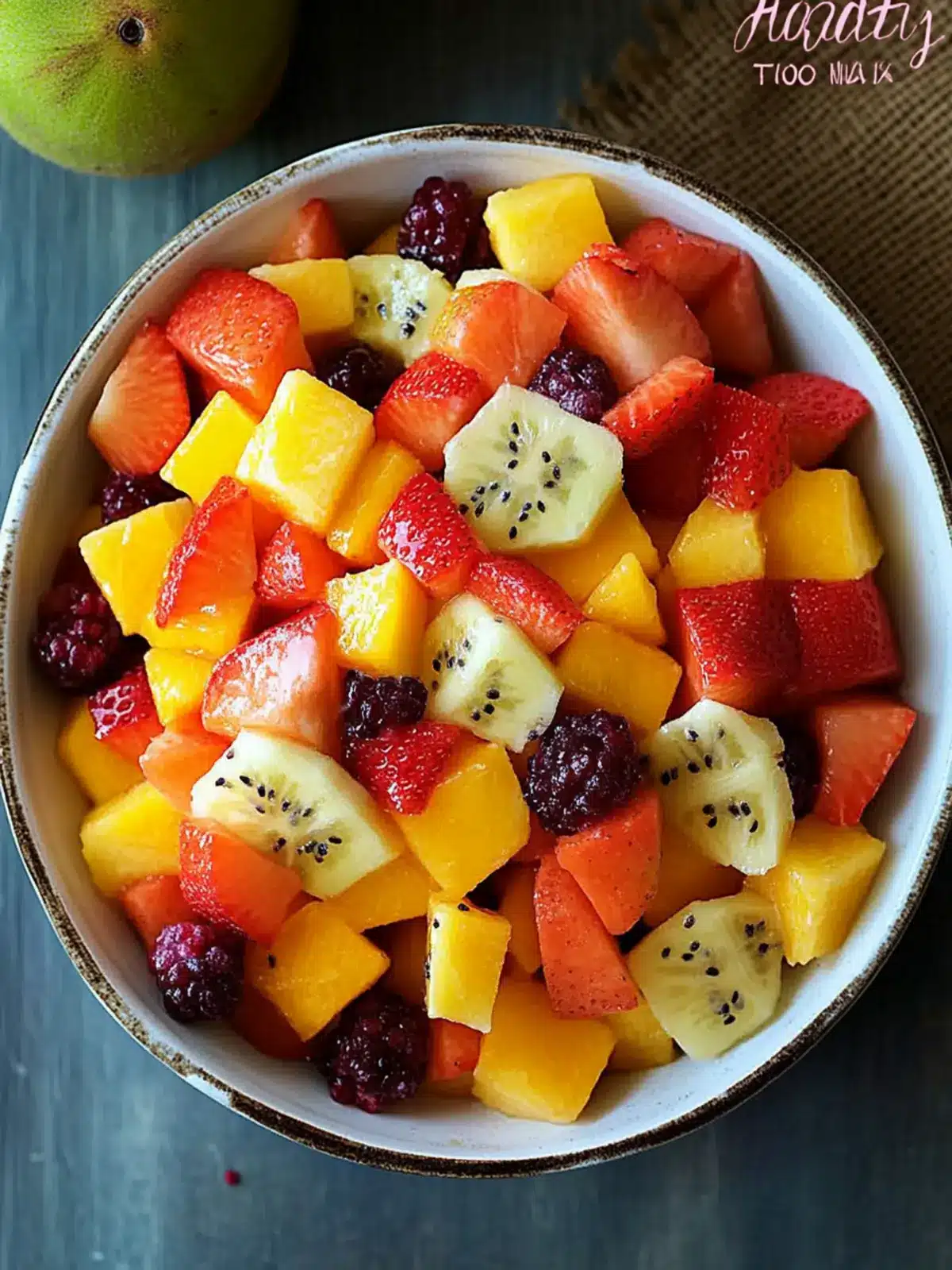 Tropical Fruit Salad Bliss: Your Healthiest Sweet Escape 2 Tropical Fruit Salad