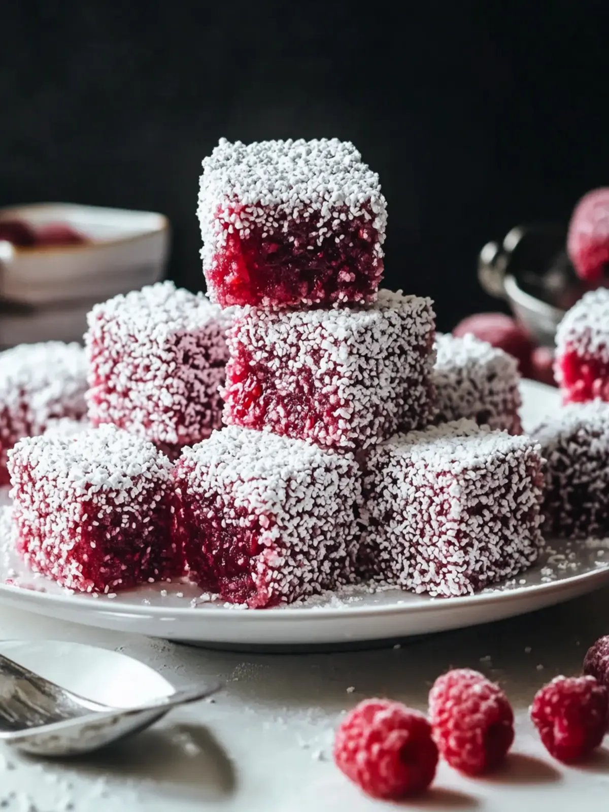 Raspberry Lamingtons: A Coconut Dream You Can Customize 2 Raspberry Lamingtons
