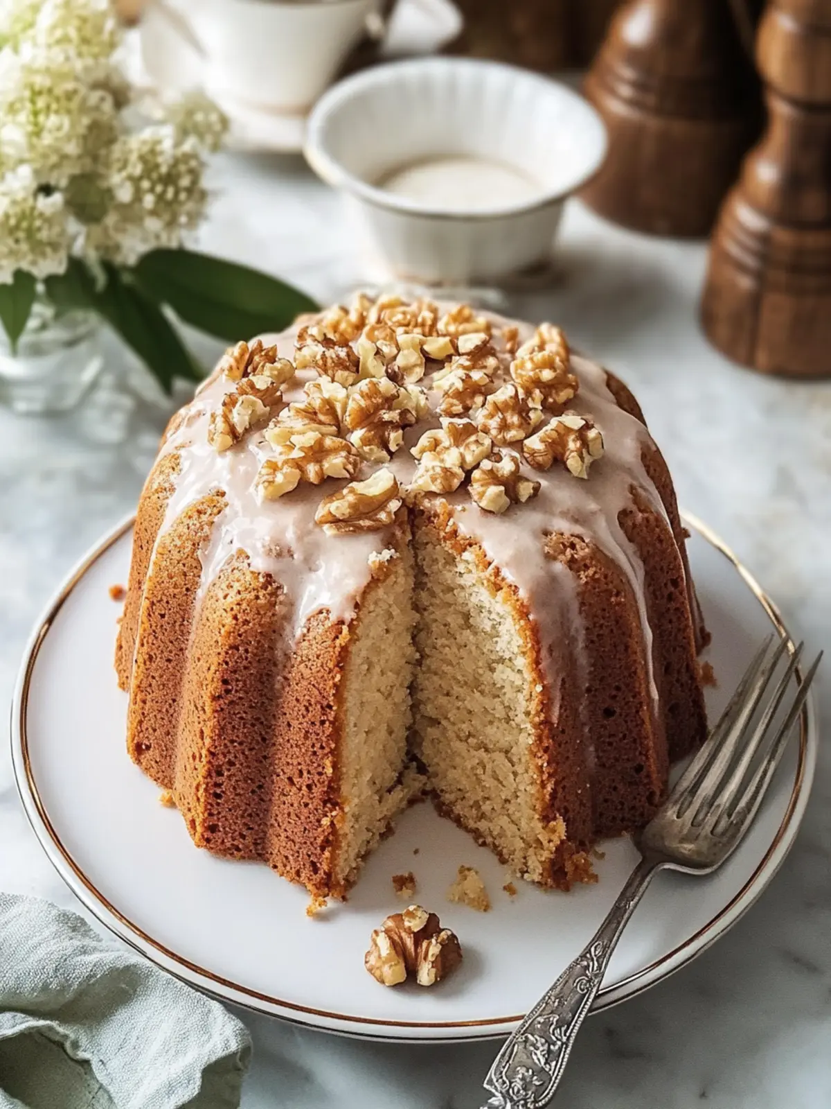 Perfectly Spiced Cardamom-Walnut Pound Cake to Savor 4 Cardamom-Walnut Pound Cake