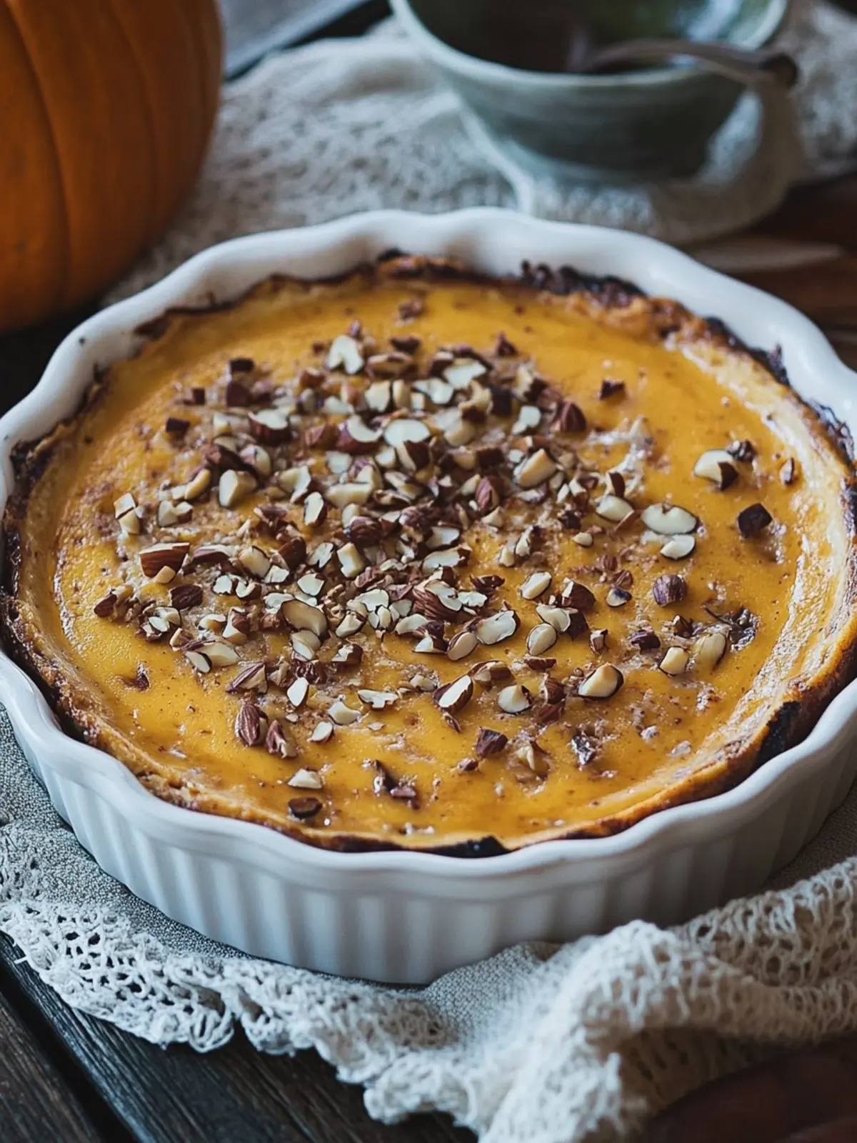 Pumpkin Hazelnut Custard Clafoutis Cozy, Guilt-Free Delight 4 Pumpkin Hazelnut Custard (Clafoutis)