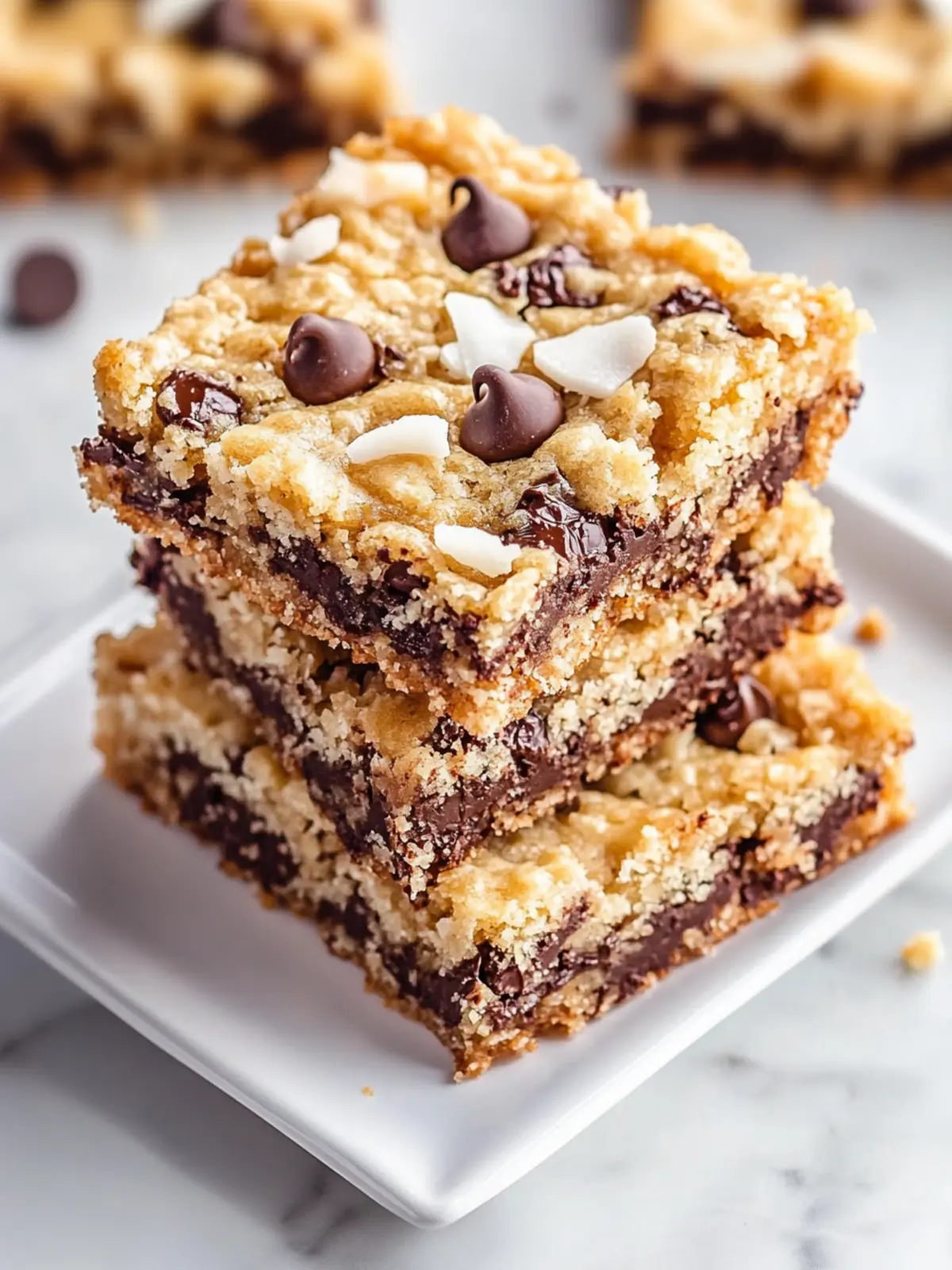 Coconut Toffee Chocolate Chip Cookie Bars You Can't Resist 3 Coconut Toffee Chocolate Chip Cookie Bars