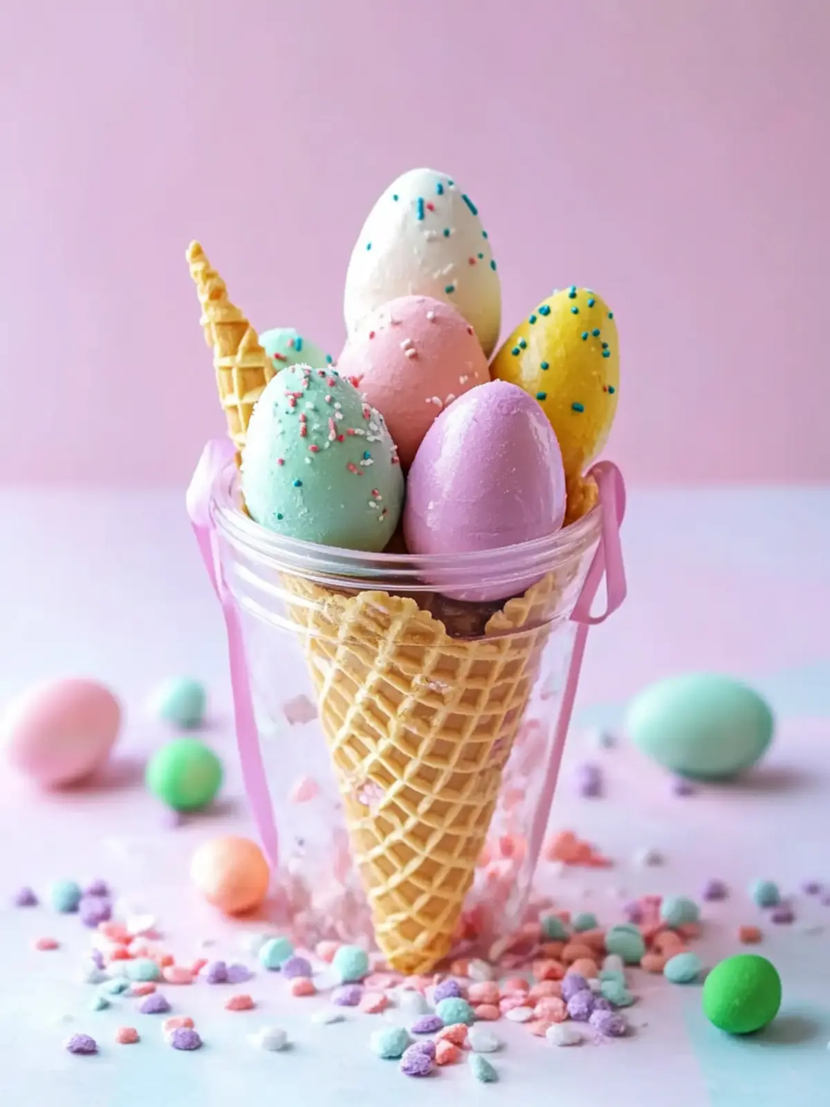 Easter Egg Cone Treats: Fun, Colorful Treats for Everyone 2 Easter Egg Cone Treats