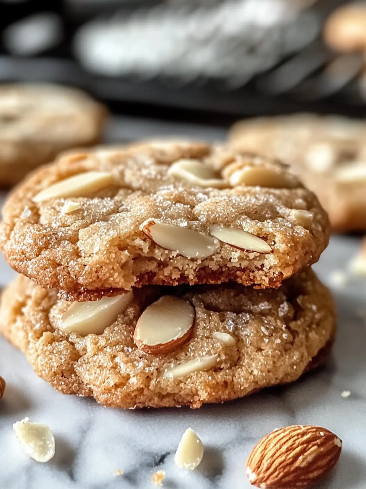 Chewy Almond Cookies with Irresistibly Delicious Centers 3 Chewy Almond Cookies