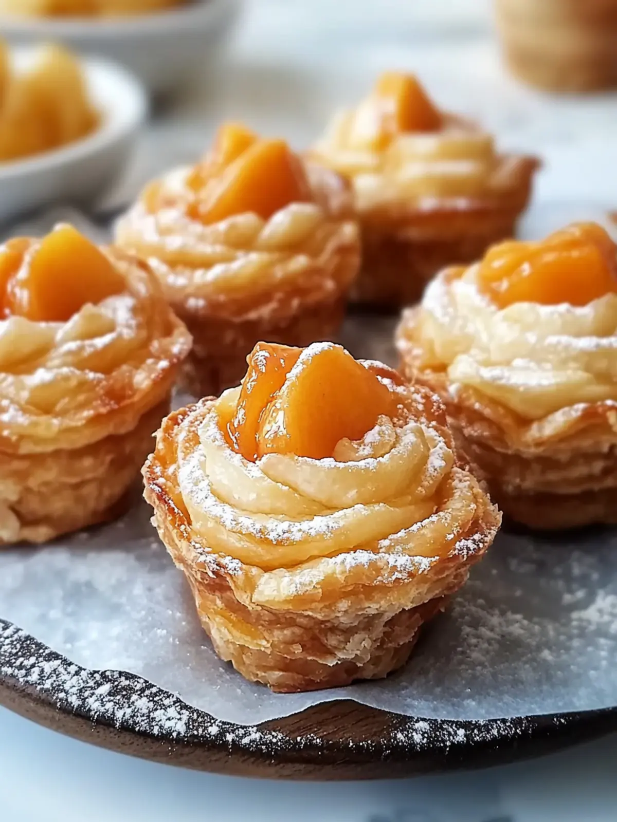 Peach Pie Cruffins: Your New Favorite Easy Dessert Delight 2 Peach Pie Cruffins