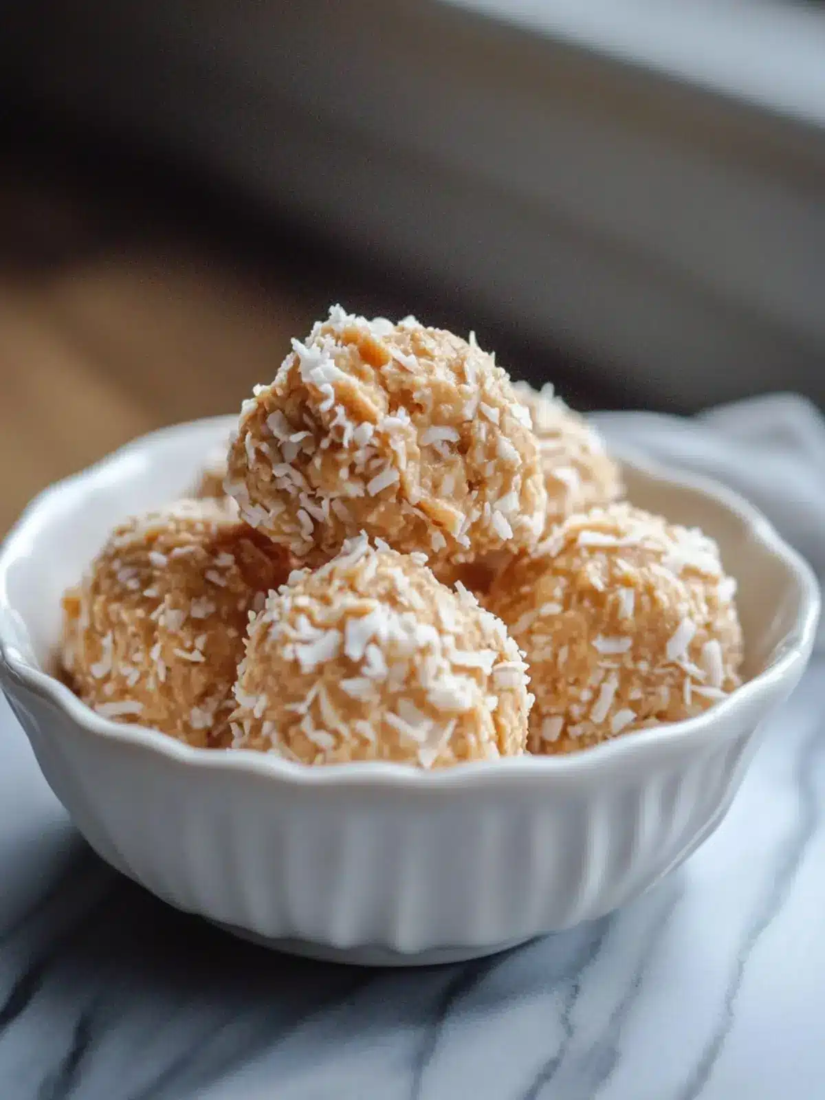 No Bake Peanut Butter Coconut Bites for Quick Energy Boost 4 No Bake Peanut Butter Coconut Bites