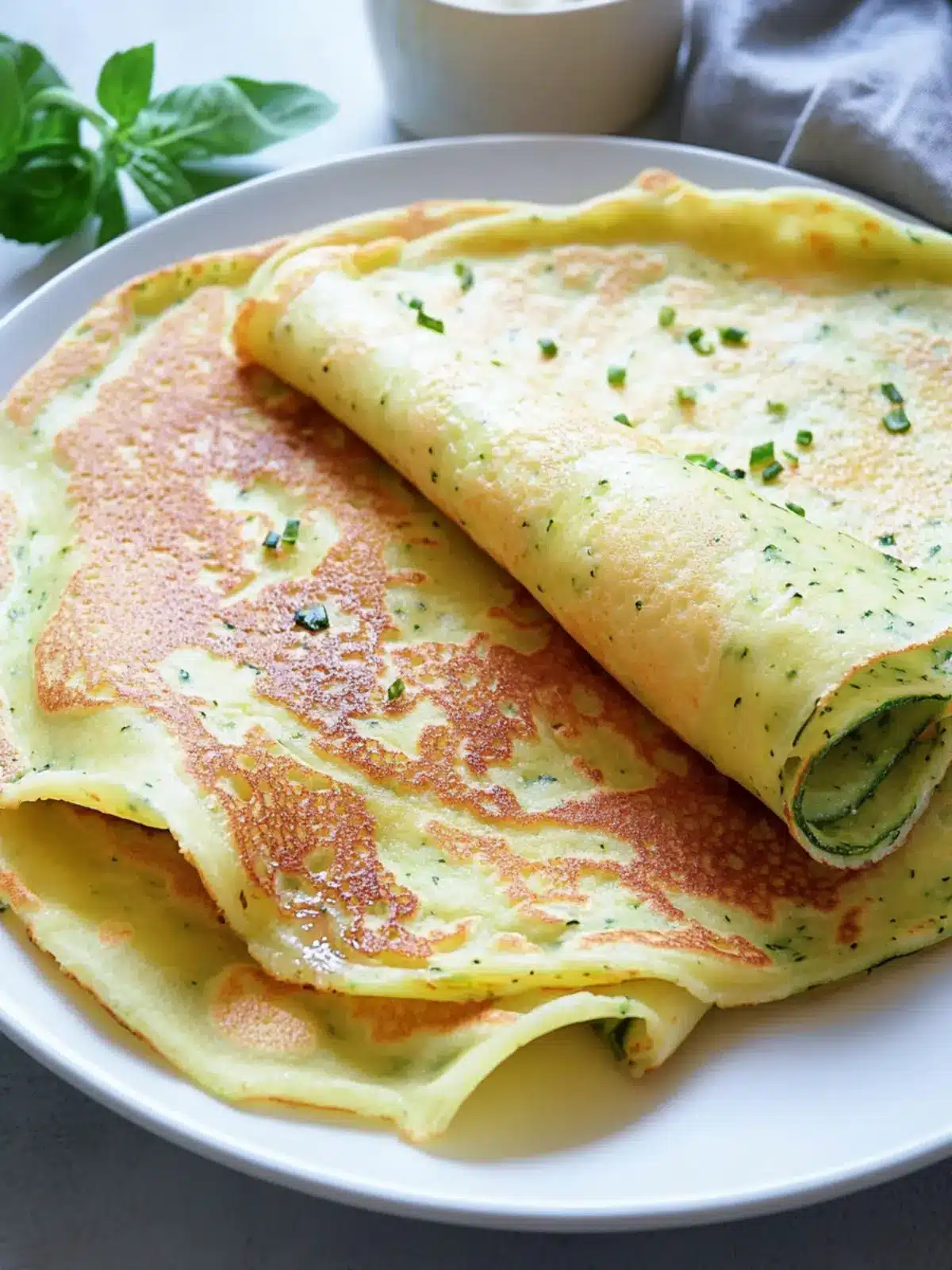 Delicious Savory Zucchini Crepes: Your New Favorite Meal! 2 Delicious Savory Zucchini Crepes