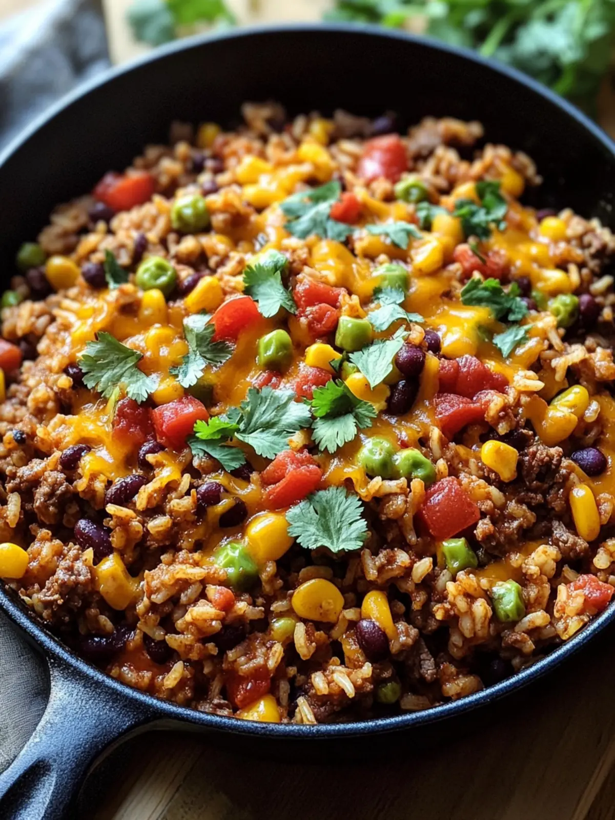 Super Easy Mexican Beef and Rice Skillet for Busy Nights 2 Super Easy Mexican Beef and Rice Skillet
