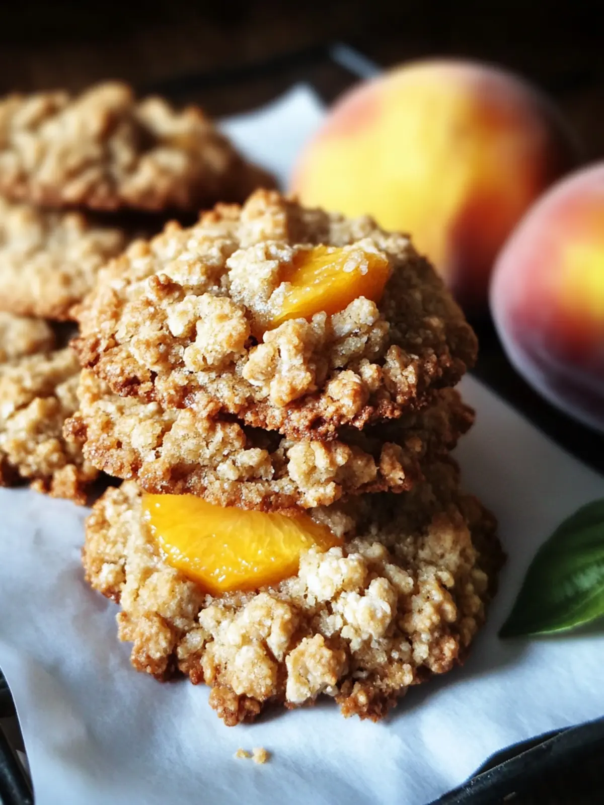 Brown Butter Peach Crumble Cookies for Cozy Summer Evenings 2 Brown Butter Peach Crumble Cookies