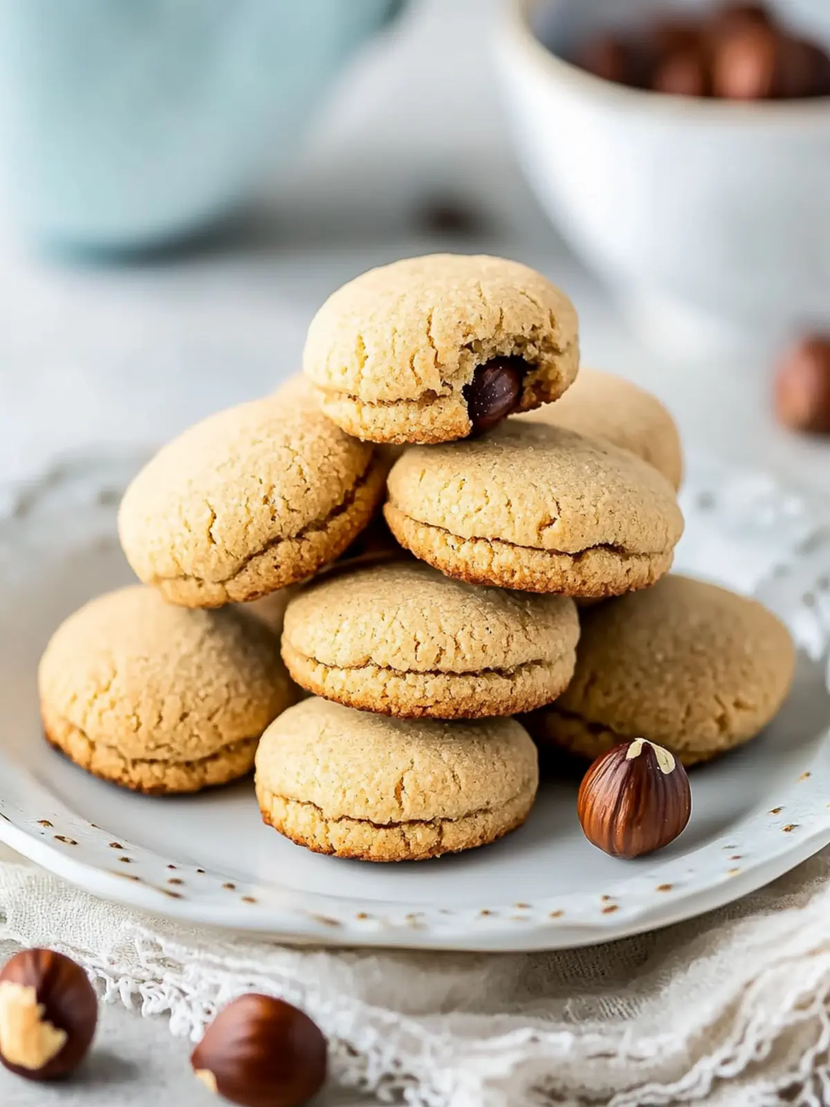 Baci di Dama Hazelnut Cookies: Melt-in-Your-Mouth Delight 4 Baci di Dama - Hazelnut Cookies