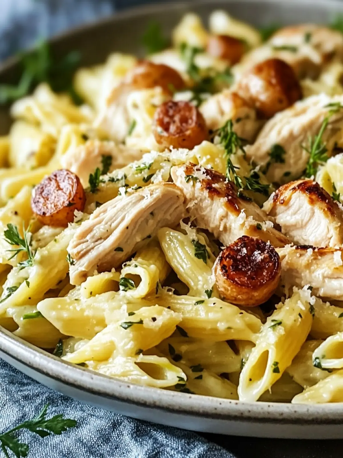 Garlic & Herb Rotisserie Chicken Pasta: Quick Family Delight 3 Rotisserie Chicken Pasta