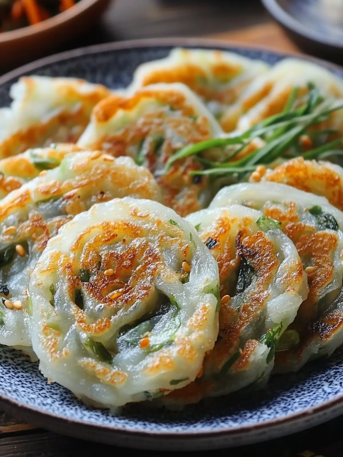 Crispy Rice Paper Scallion Pancakes for Your Snack Cravings 2 Rice Paper Scallion Pancakes
