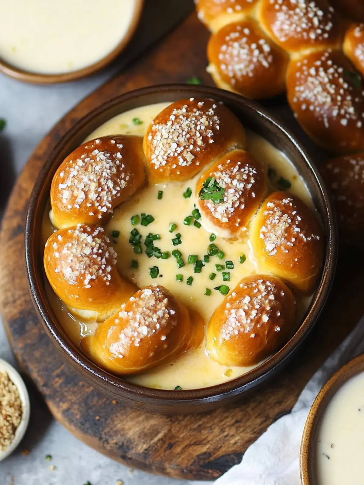 Warm Beer Cheese With Pretzels: Dip into Ultimate Comfort! 2 Warm Beer Cheese With Pretzels