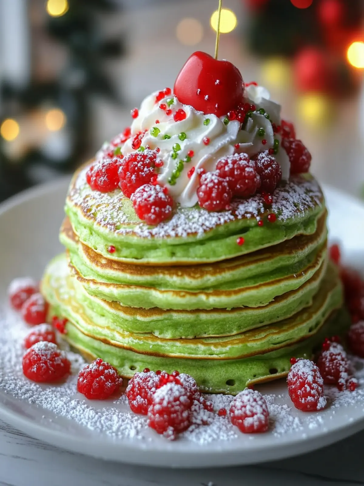 Delightful Copycat IHOP Grinch Pancakes for a Festive Brunch 2 Copycat IHOP Grinch Pancakes