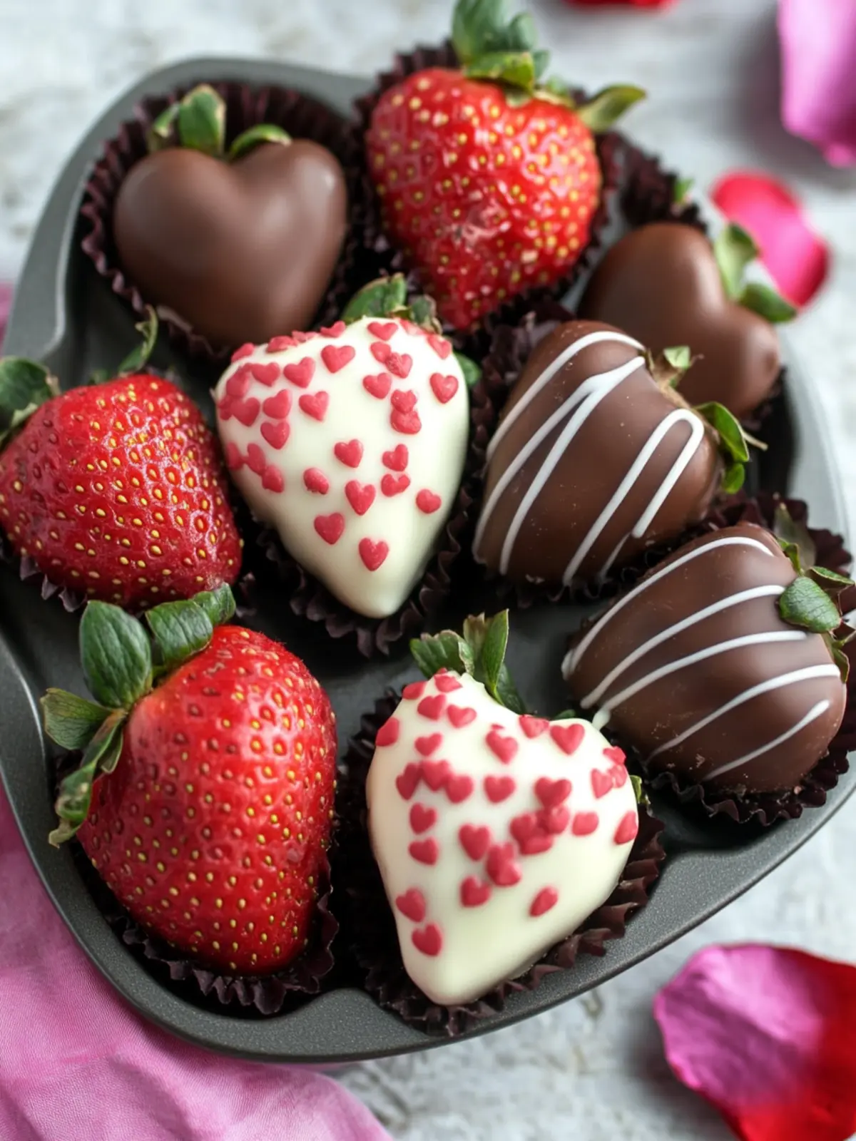 Delicious Valentine s Day Chocolate Covered Strawberries Recipe 3 Valentine s Day Chocolate Covered Strawberries