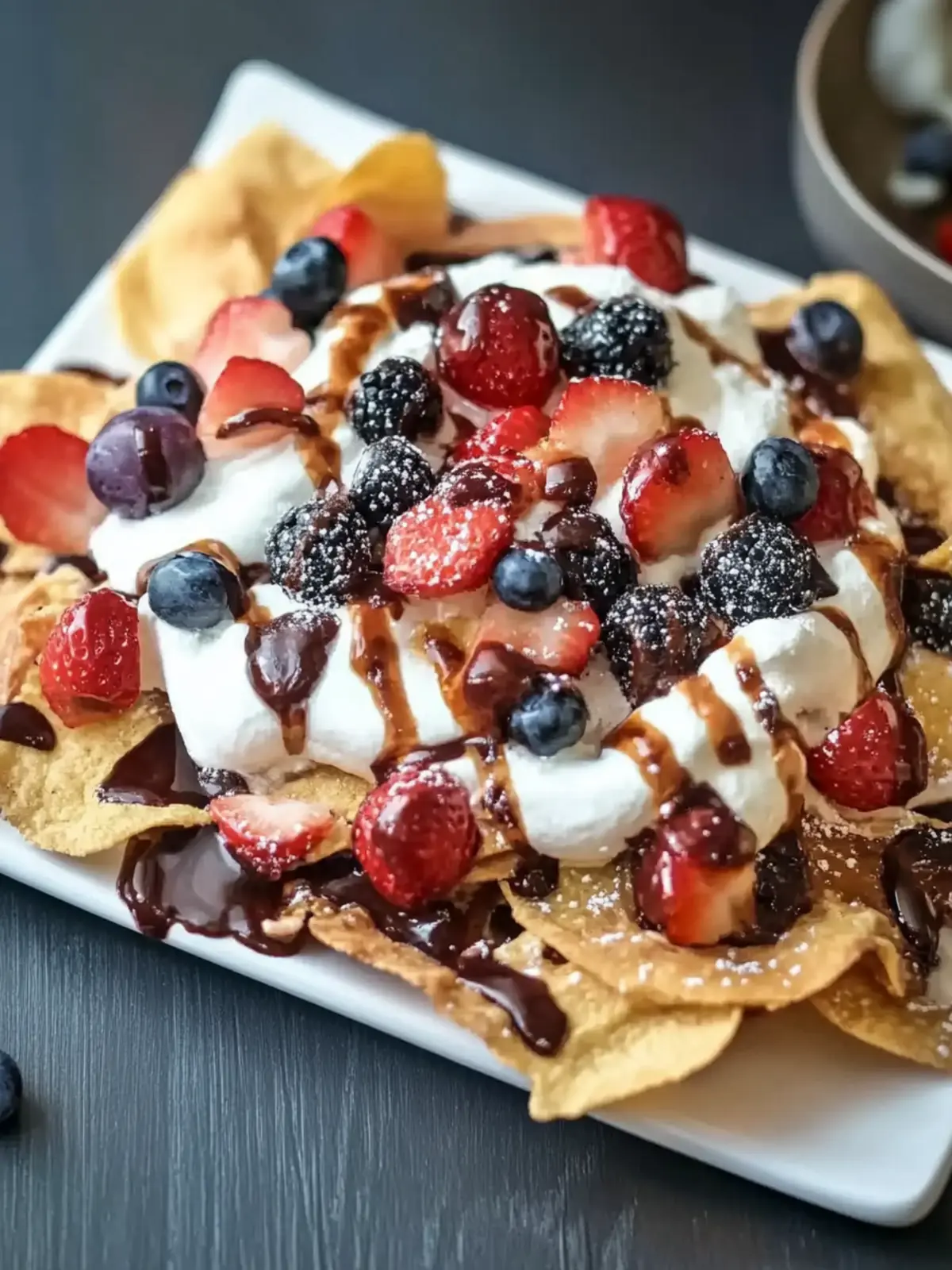 Delicious Homemade Dessert Nachos for Sweet Celebration Fun 2 Homemade Dessert Nachos