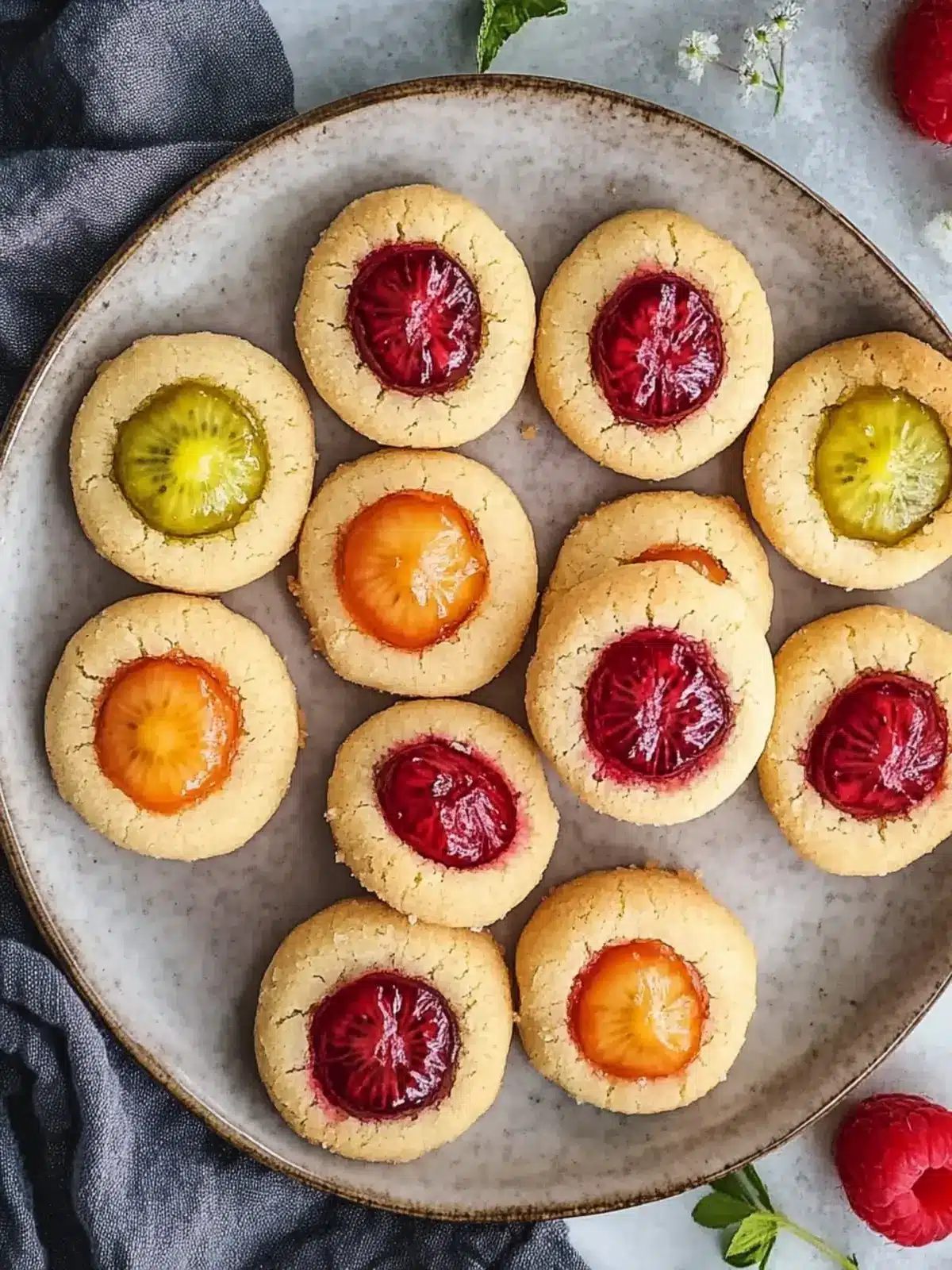 Delicious Fruit Filled Thumbprint Cookies for Spring Joy Today 2 Delicious Fruit Filled Thumbprint Cookies for Spring Joy