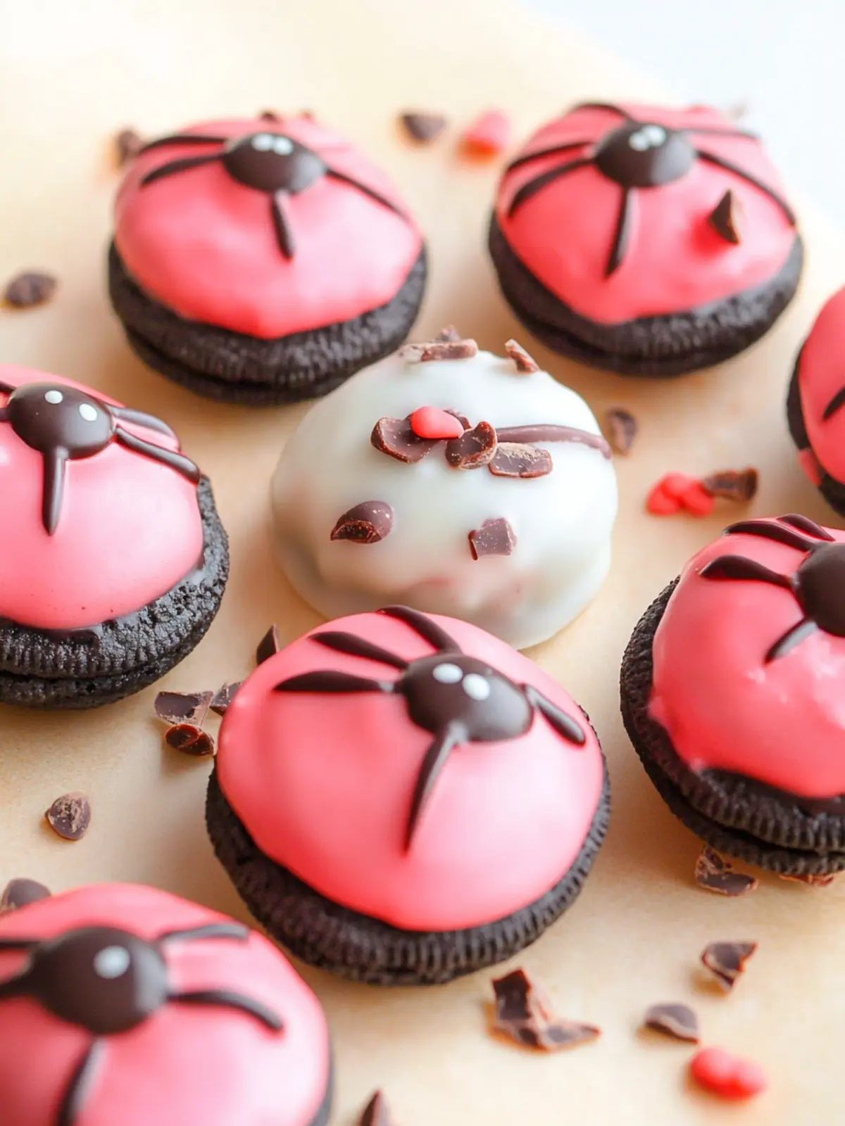 Ladybug Chocolate Covered Oreos: A Fun No-Bake Delight 3 Ladybug Chocolate Covered Oreos