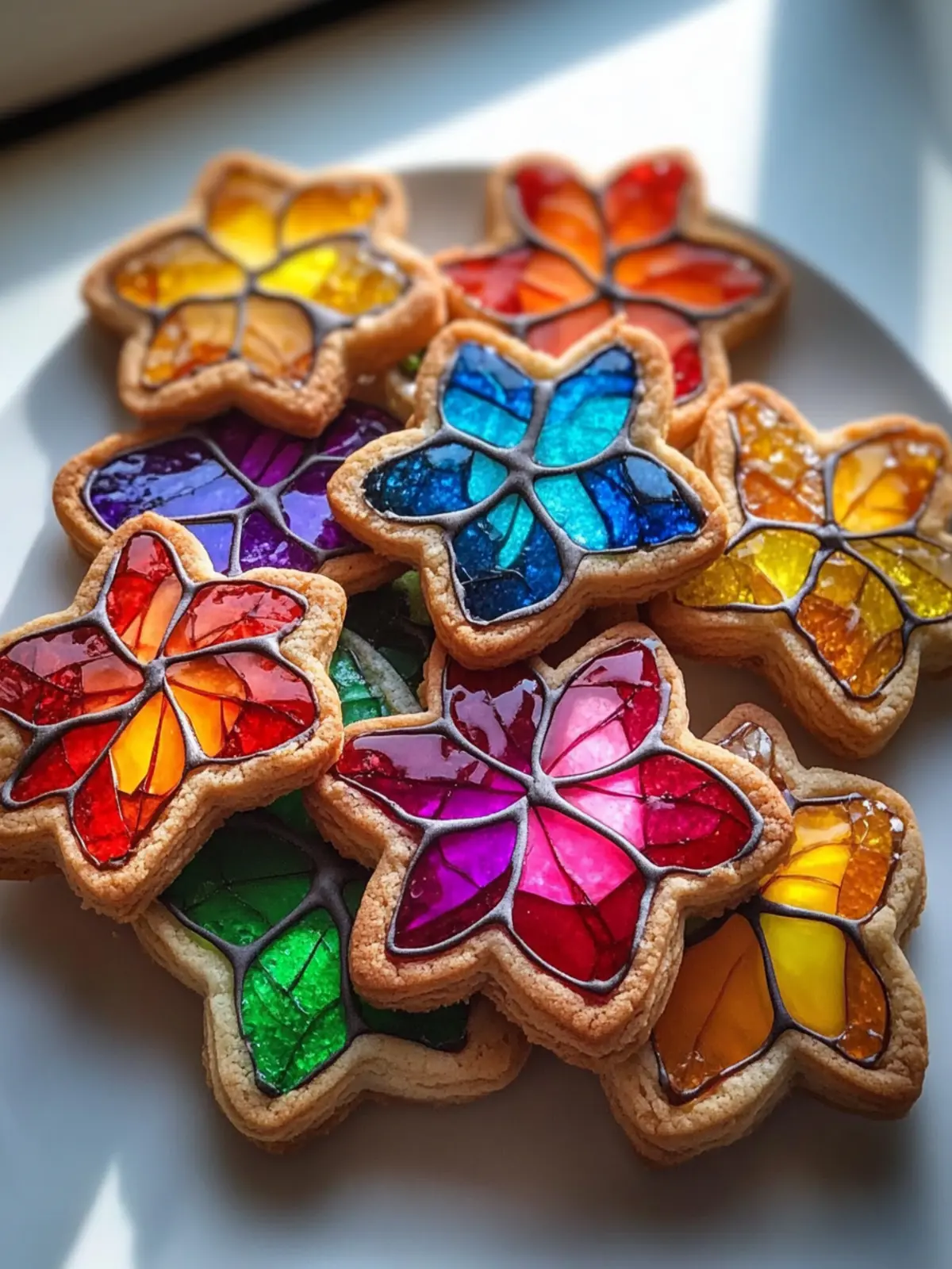 Stained Glass Cookies: Colorful Delights for Festive Fun 3 Stained Glass Cookies