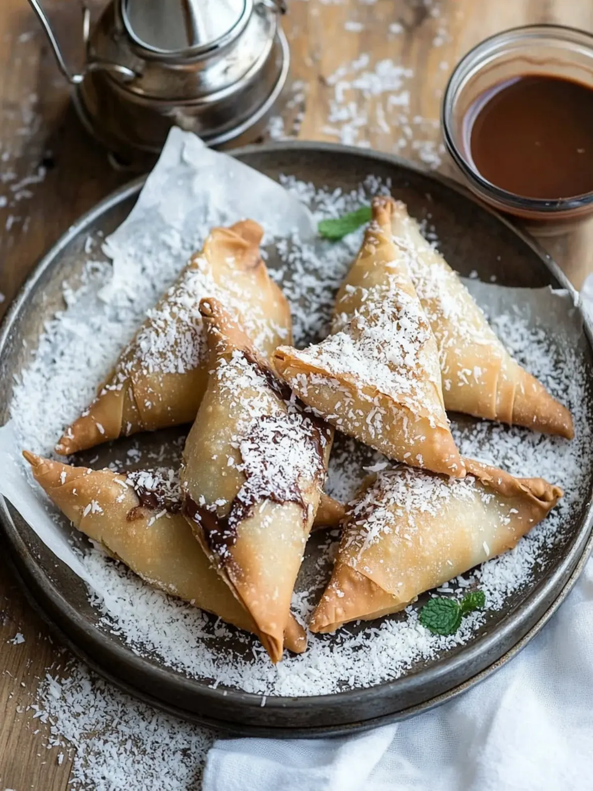 Decadent 4-Ingredient Nutella and Coconut Samosas in 30 Minutes 2 4-Ingredient Nutella and Coconut Samosas
