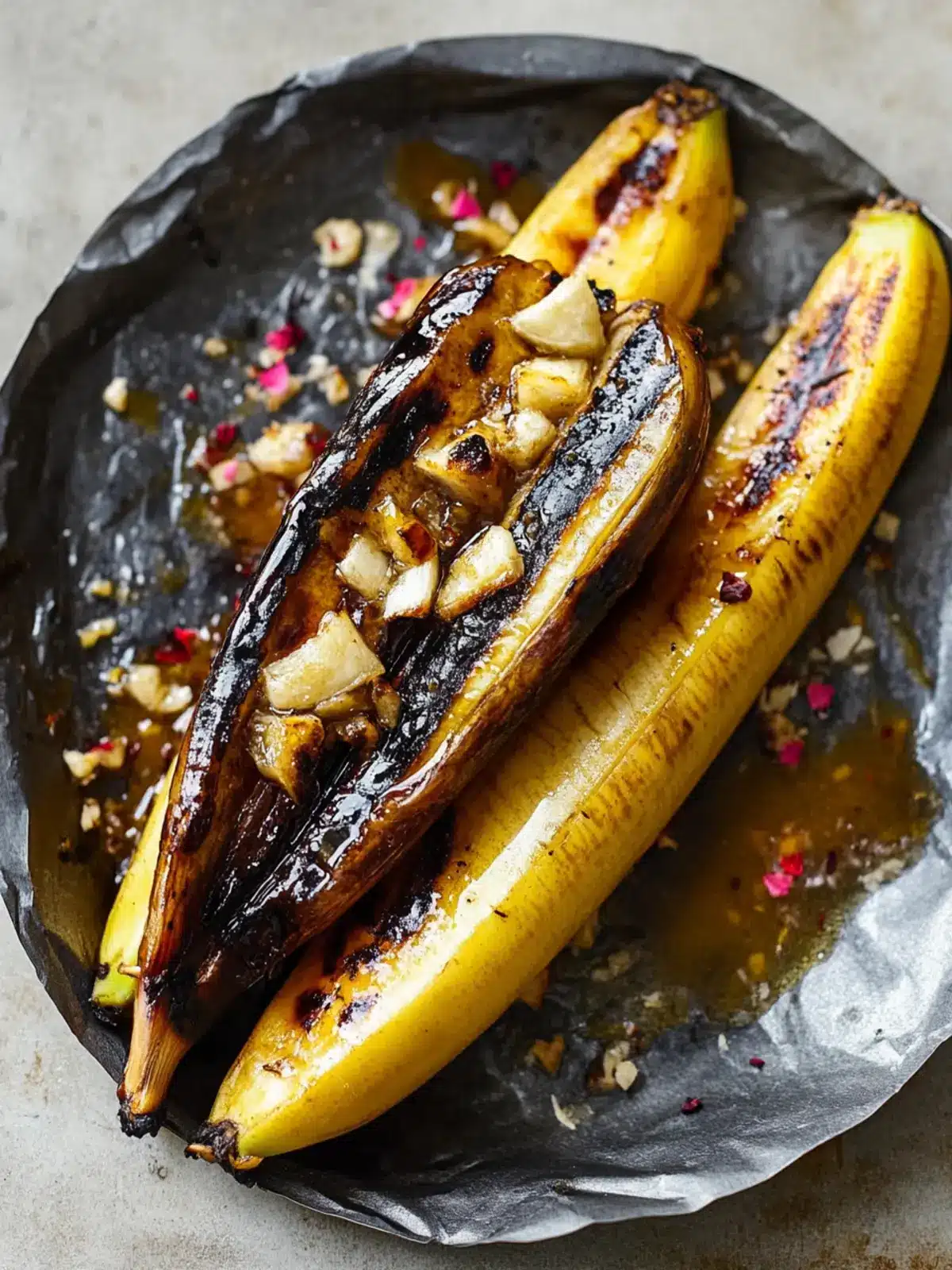 Gluten-Free No-Bake Cheesecake Stuffed Strawberries Delight 2 Grilled Bananas