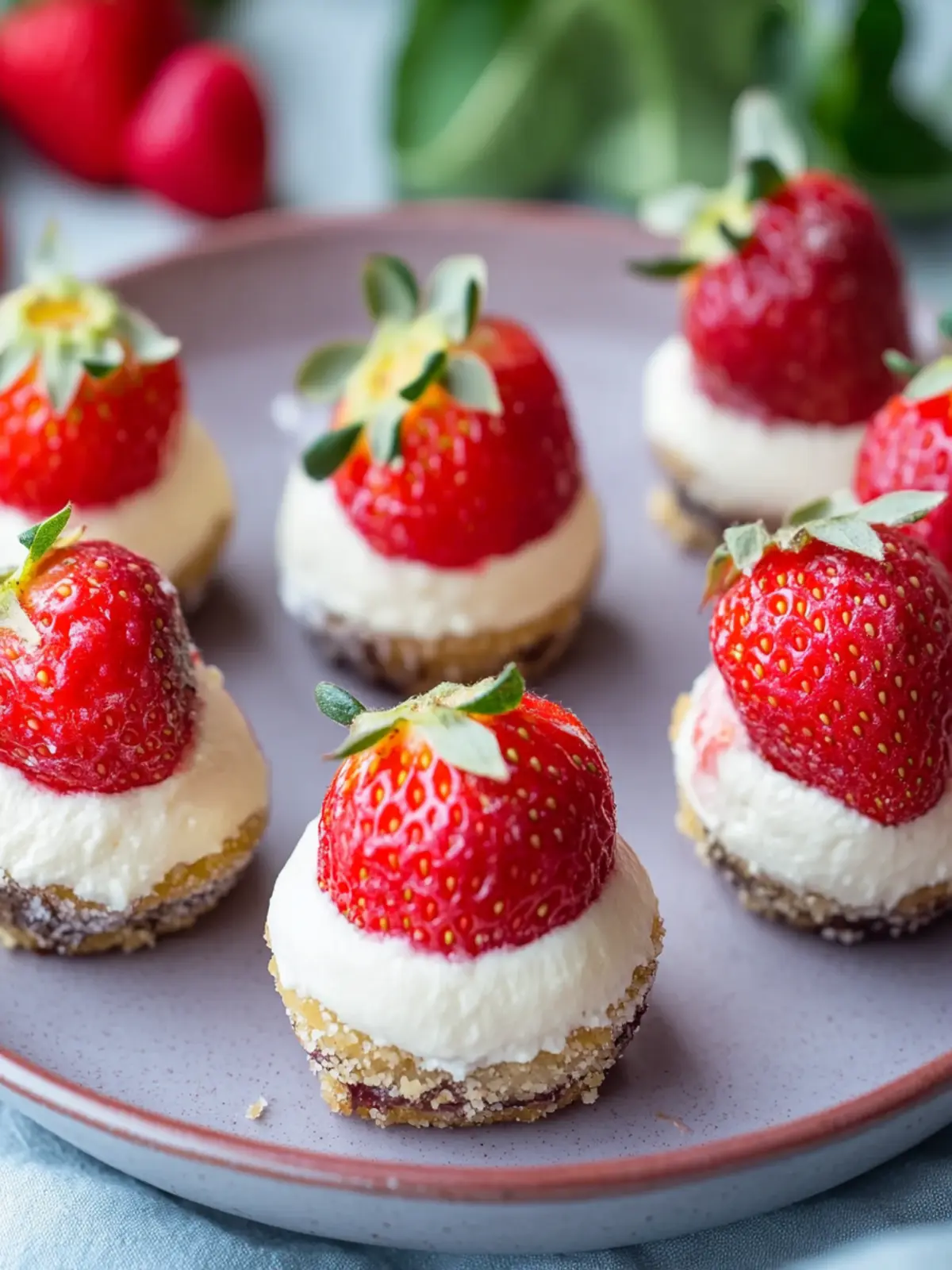 Gluten-Free No-Bake Cheesecake Stuffed Strawberries Bliss 4 gluten-free-no-bake-cheesecake-stuffed-strawberries-