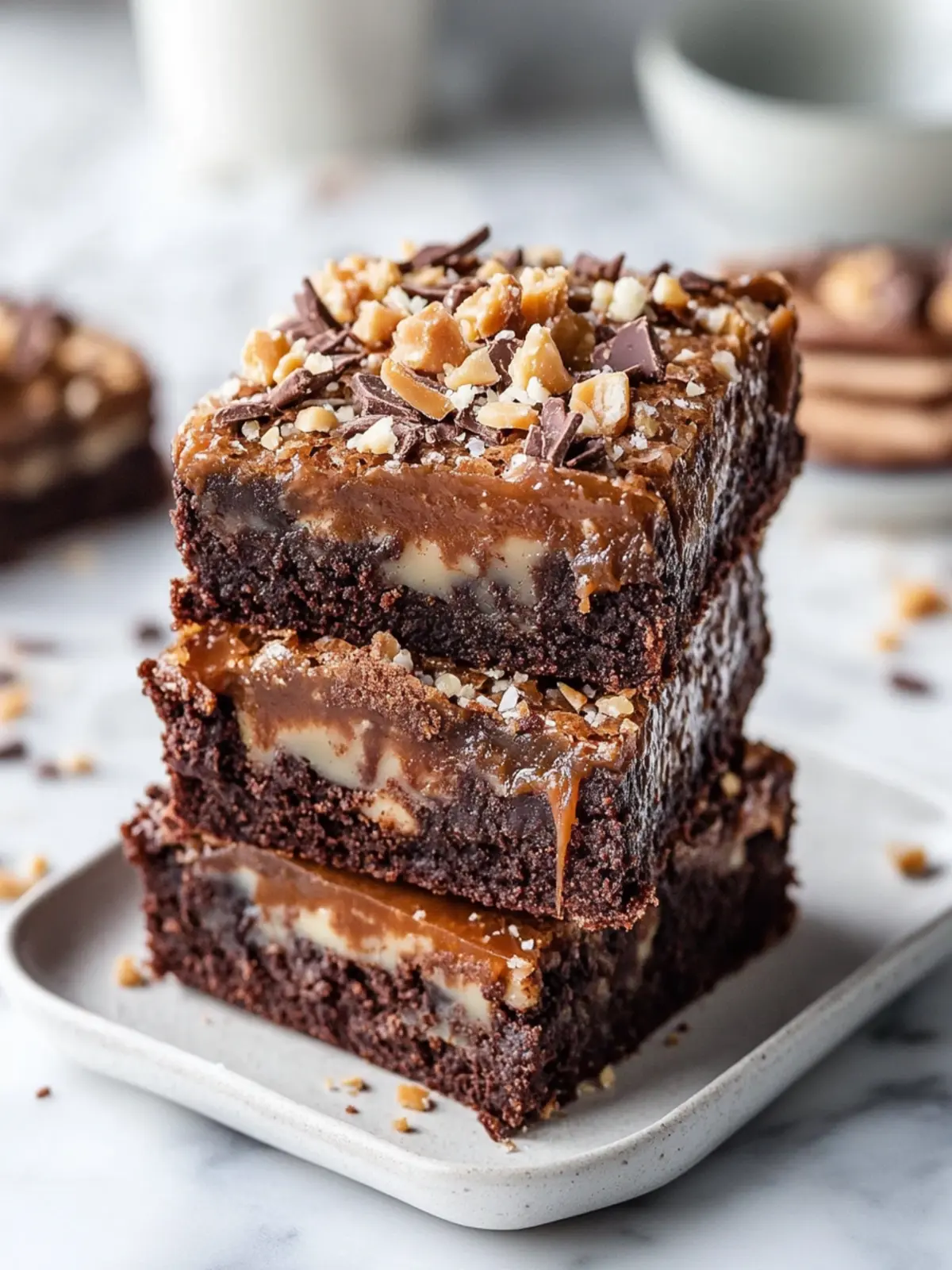 Irresistible Samoa Brownies with Caramel and Coconut Bliss 2 Samoa Brownies