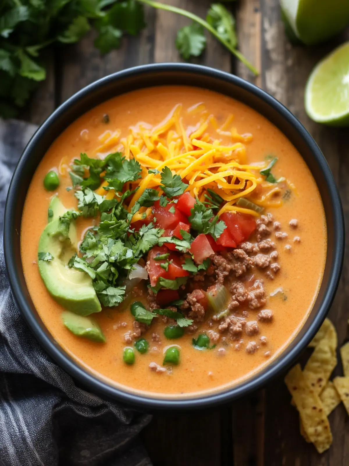 Creamy Taco Soup: A Cozy Dinner That Delivers Major Flavor 4 Creamy Taco Soup
