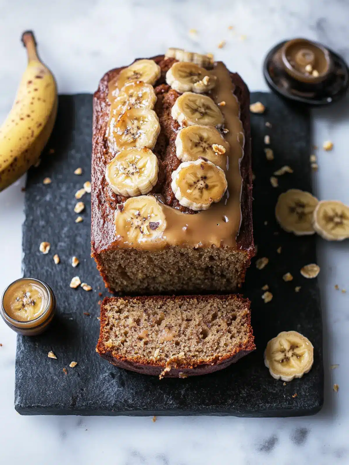 Sticky Toffee Banana Bread: A Cozy Sweet Treat for You 2 Sticky Toffee Banana Bread
