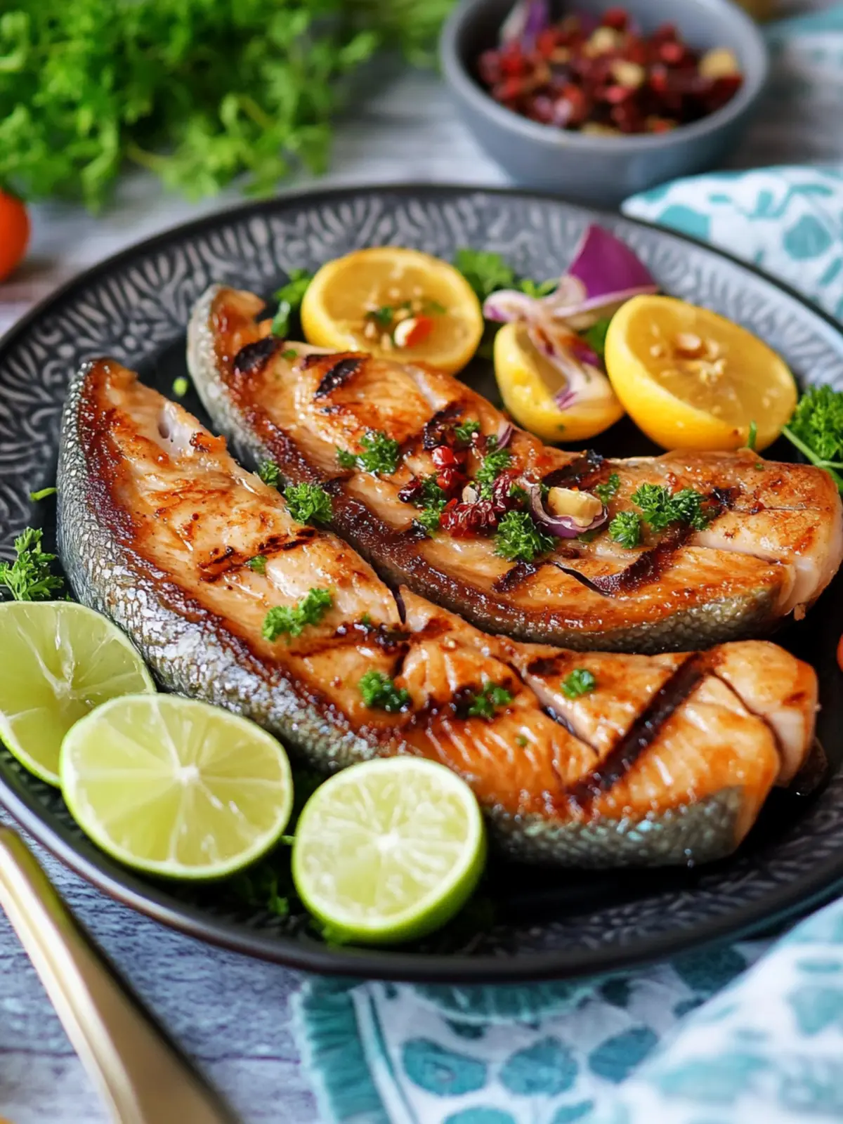 Savory Fish Steak: Mackerel/Tanigue Filipino Delight Made Easy 2 Fish Steak (Mackerel/Tanigue)