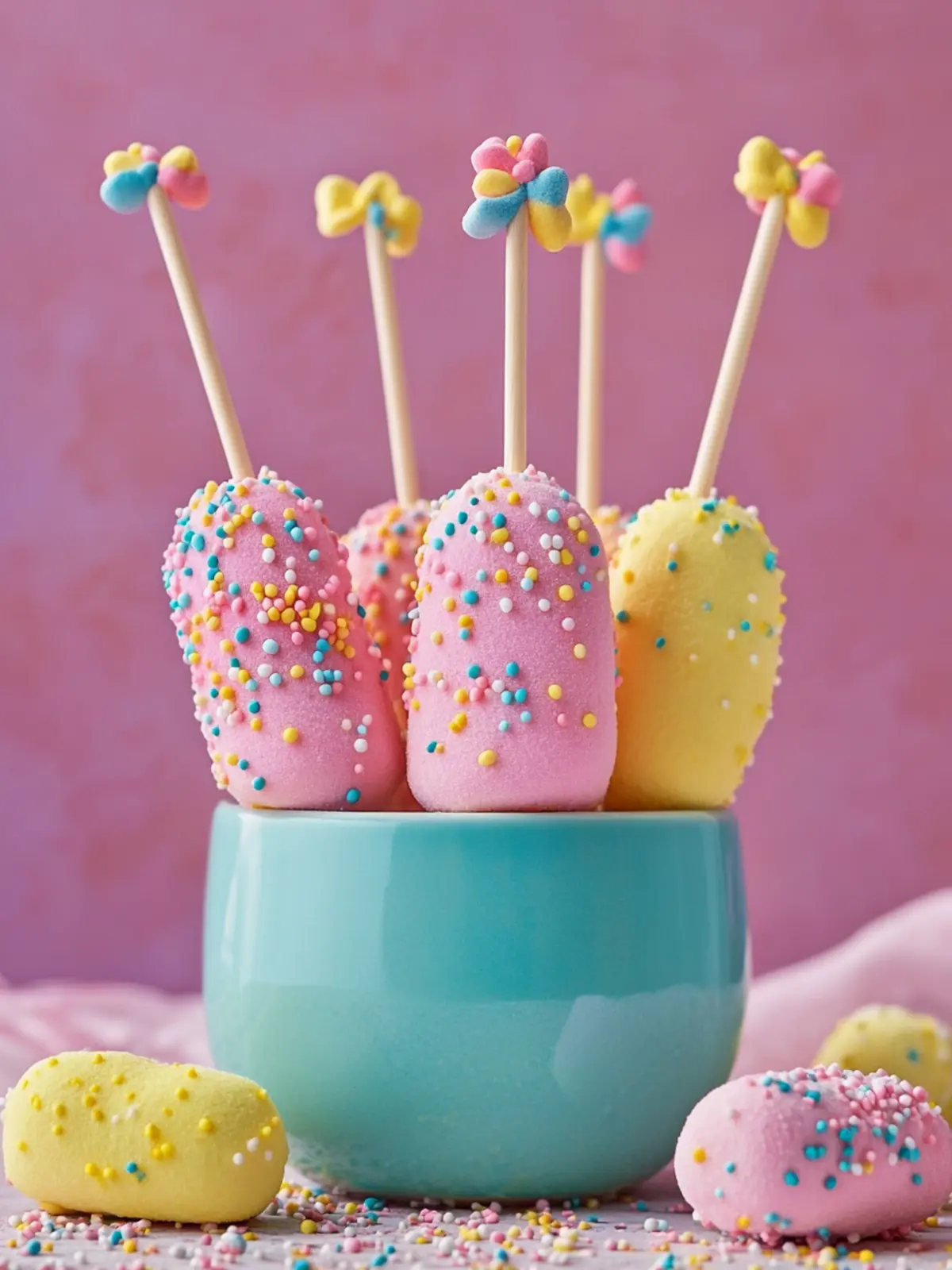 Marshmallow Peeps Pops: Easy, Fun Treats for Everyone! 2 Marshmallow Peeps Pops