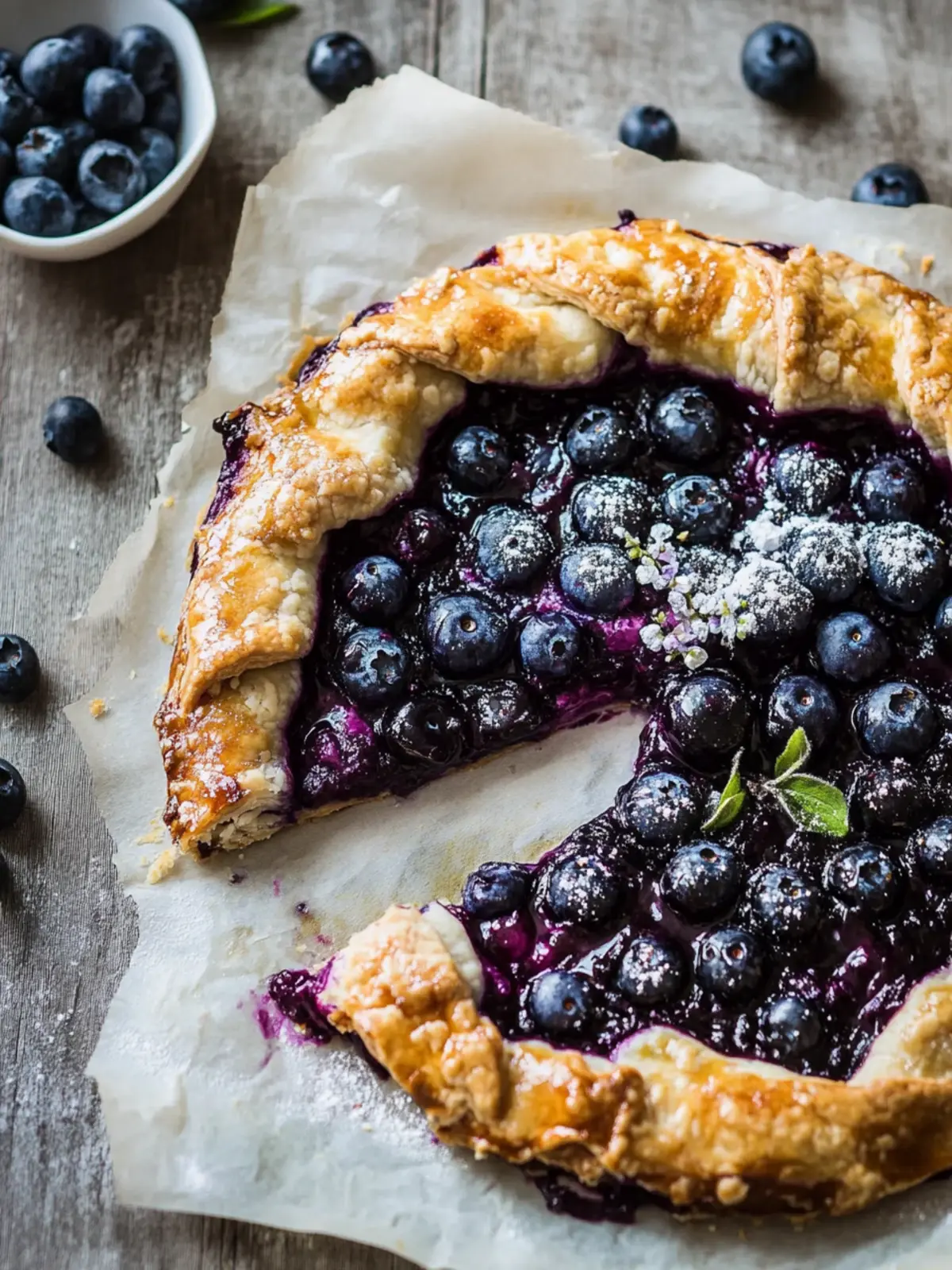 Delightfully Easy Blueberry Galette for Summer Bliss 3 Blueberry Galette