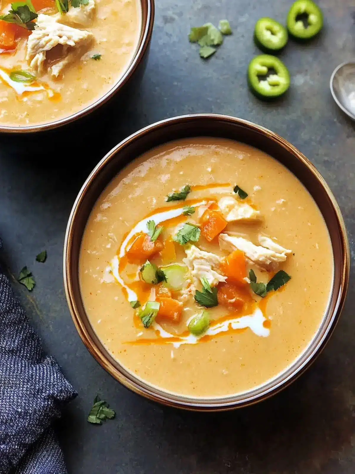 Buffalo Chicken Wing Soup That'll Warm Your Soul 2 Buffalo Chicken Wing Soup