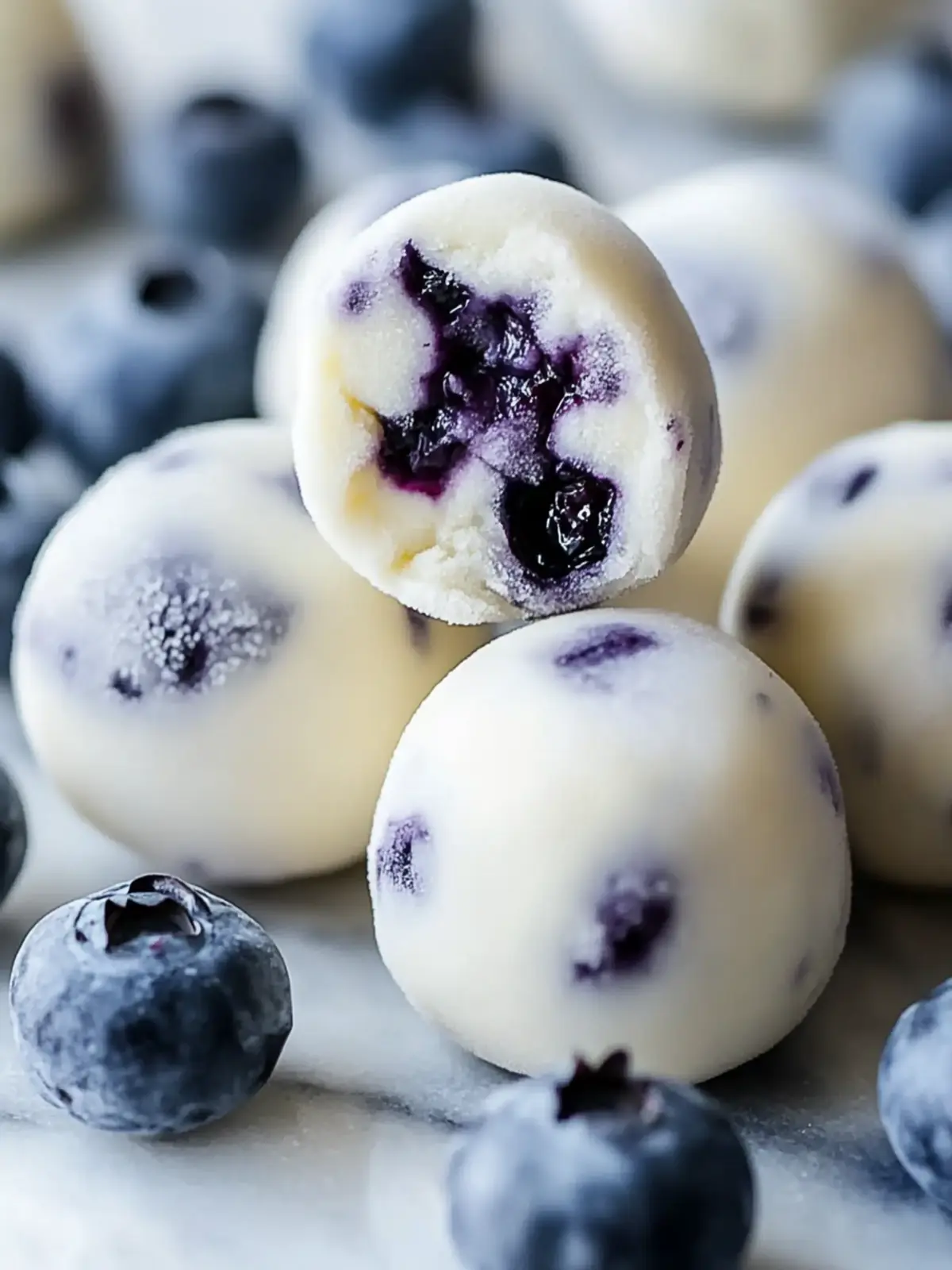 Frozen Greek Yogurt Blueberry Bites Ultimate Summer Snack 4 Frozen Greek Yogurt Blueberry Bites Easy Protein Snack