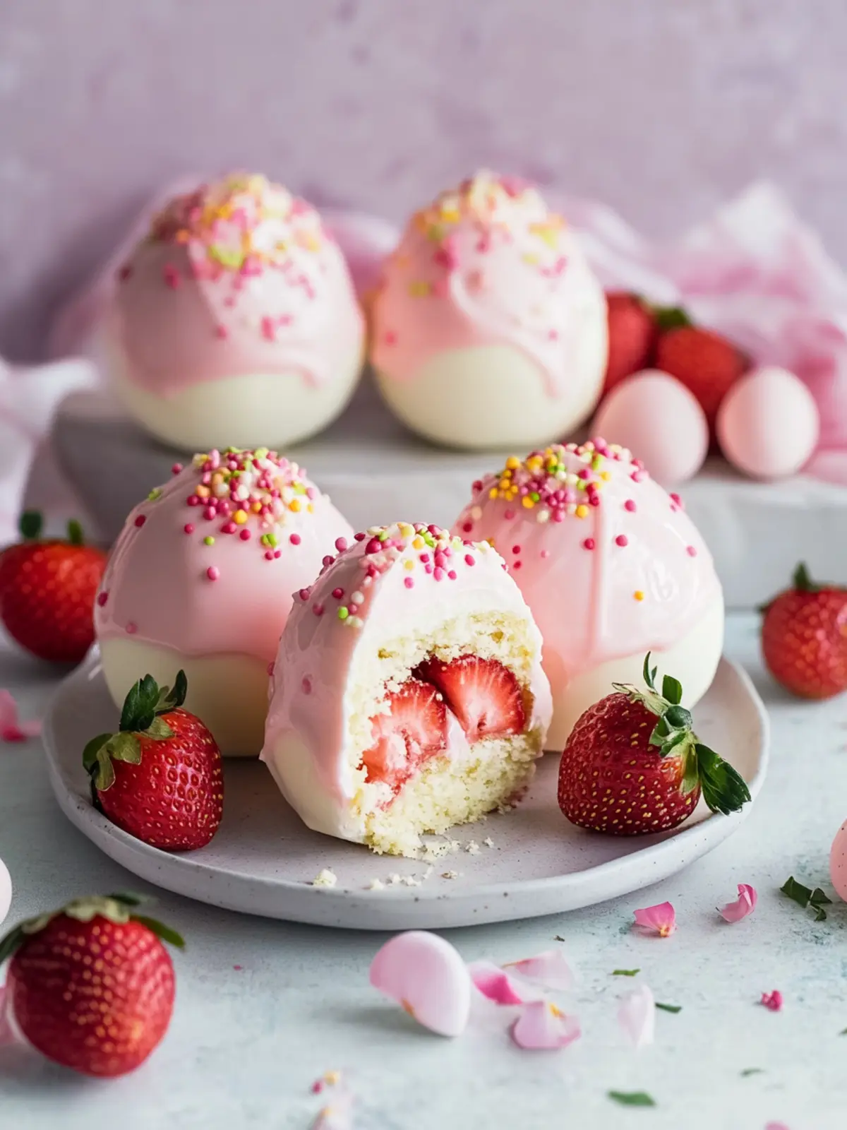 Delicious Strawberry Shortcake Easter Egg Bombs You ll Love 2 Strawberry Shortcake Easter Egg Bombs