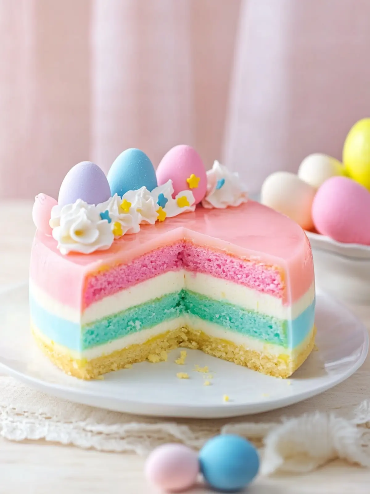 Easter JELLO Cheesecake: Colorful No-Bake Delight for Spring 4 Easter JELLO Cheesecake