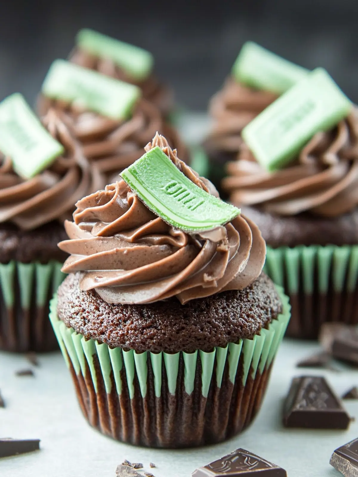 Irresistible Andes Mint Chocolate Cupcakes for Sweet Moments 4 Andes Mint Chocolate Cupcakes