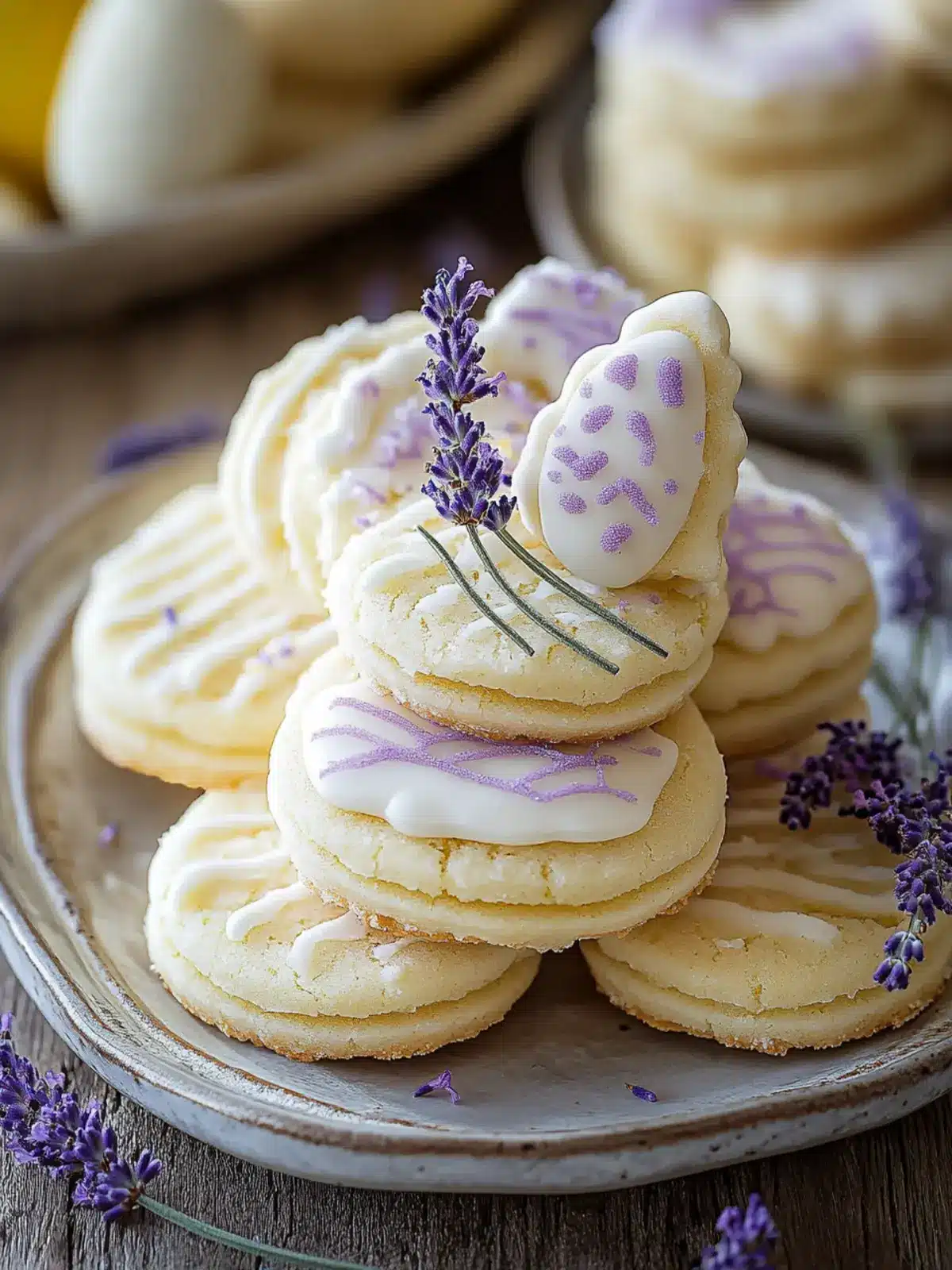 Lavender Lemon Shortbread Easter Cookies: A Spring Sensation 3 Lavender Lemon Shortbread Easter Cookies