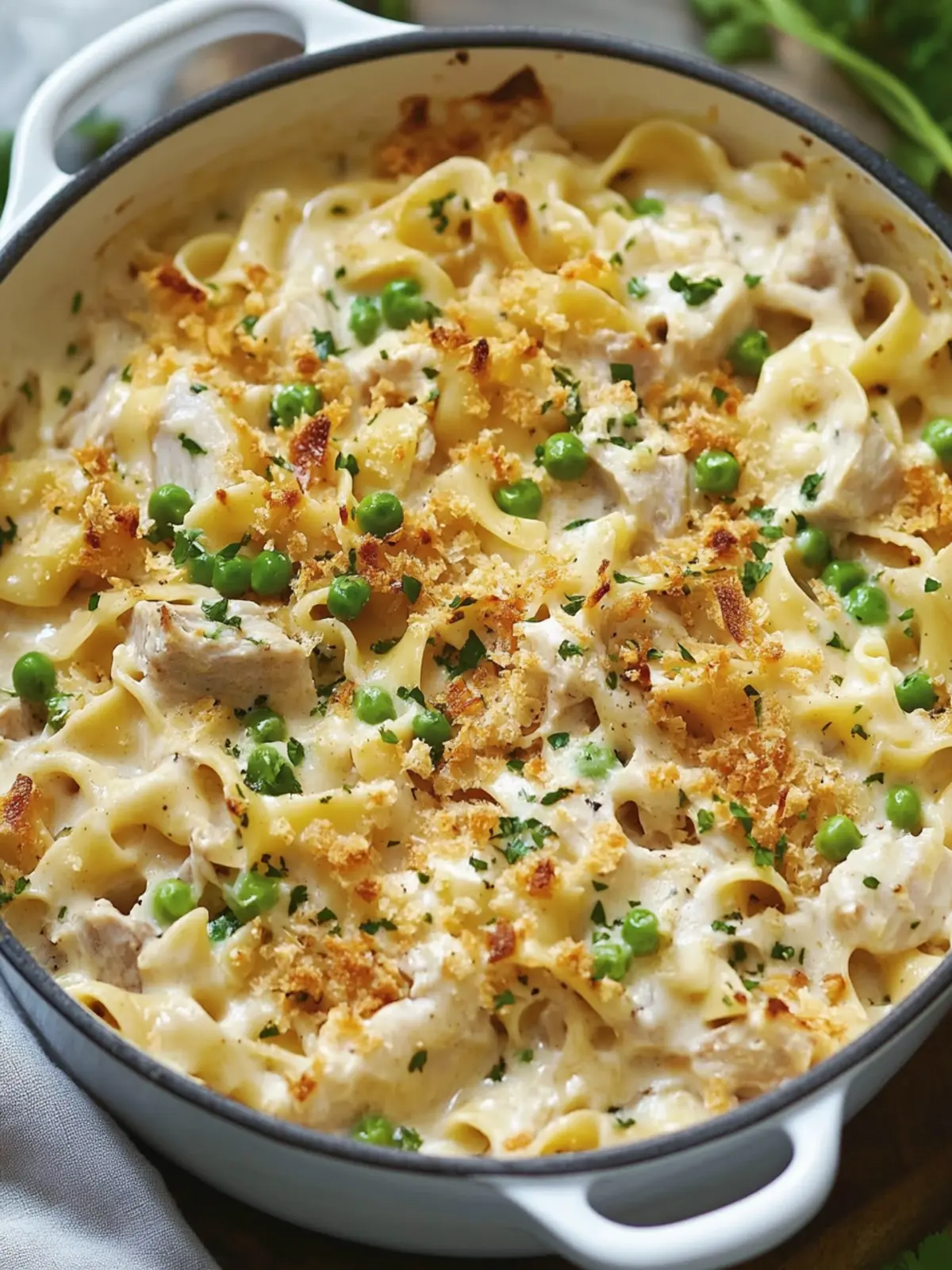 One-Pot Creamy Tuna Noodle Casserole for Quick Comfort 2 One-Pot Creamy Tuna Noodle Casserole