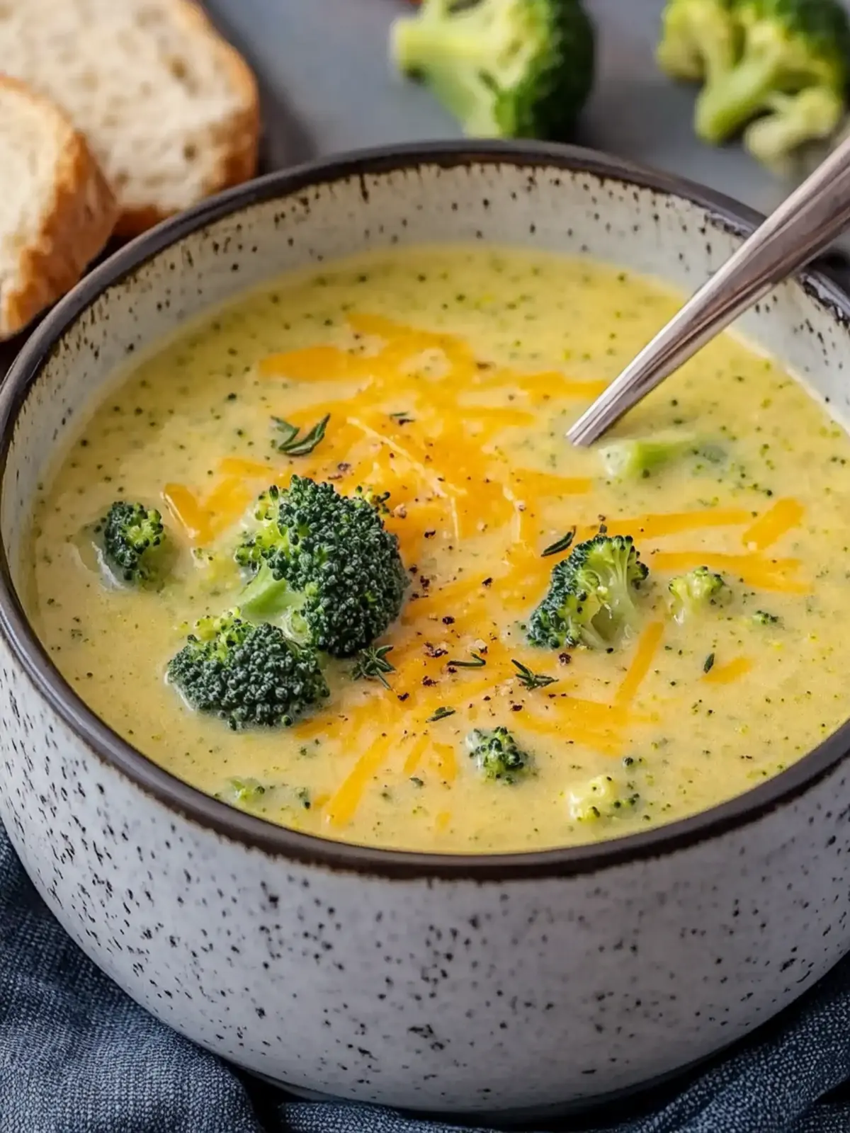Creamy Broccoli Cheddar Soup Recipe You'll Love at Home 2 Broccoli Cheddar Soup