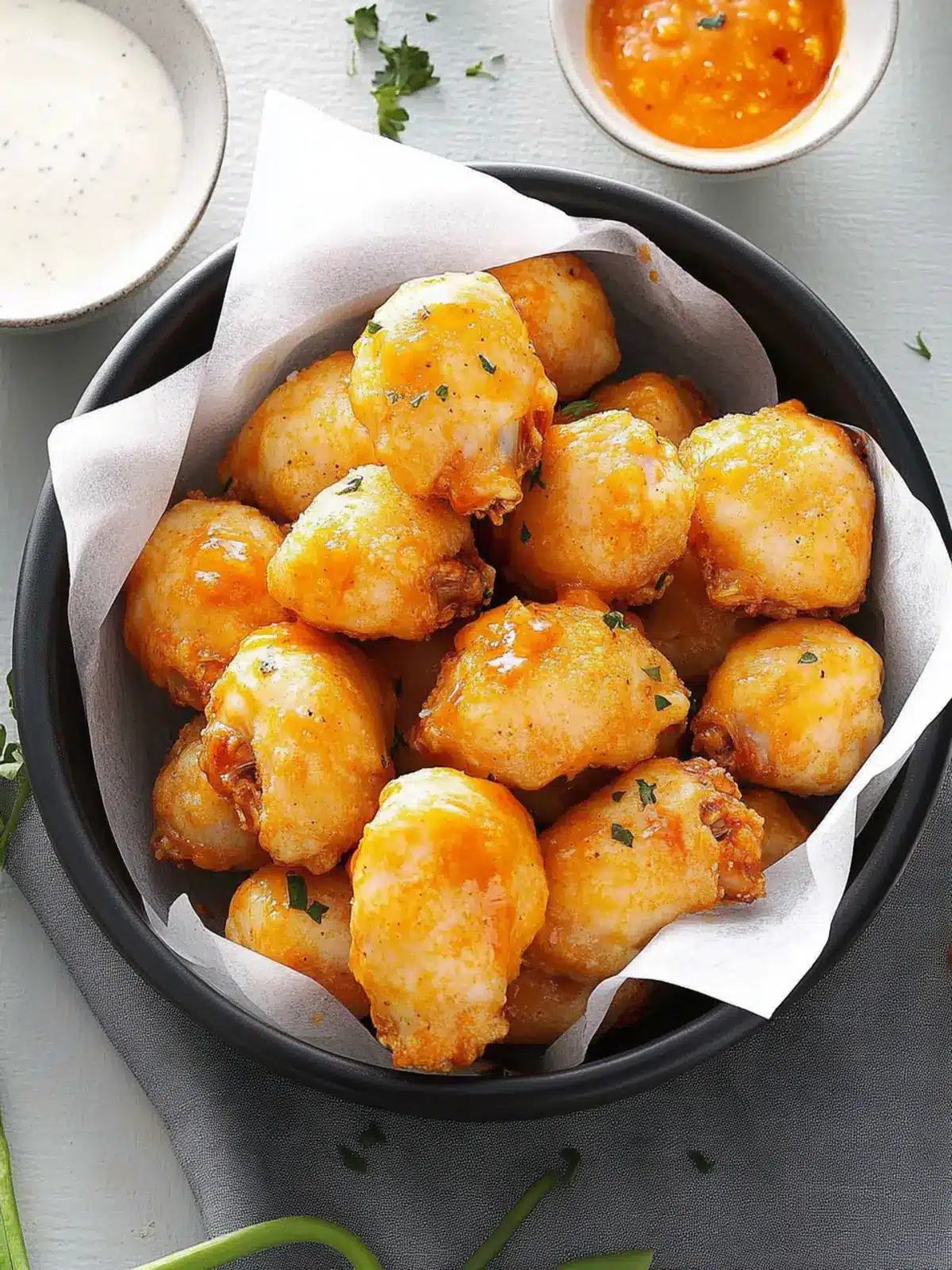 Buffalo Wing Bites: Irresistibly Crispy Chicken Appetizers 4 Buffalo Wing Bites