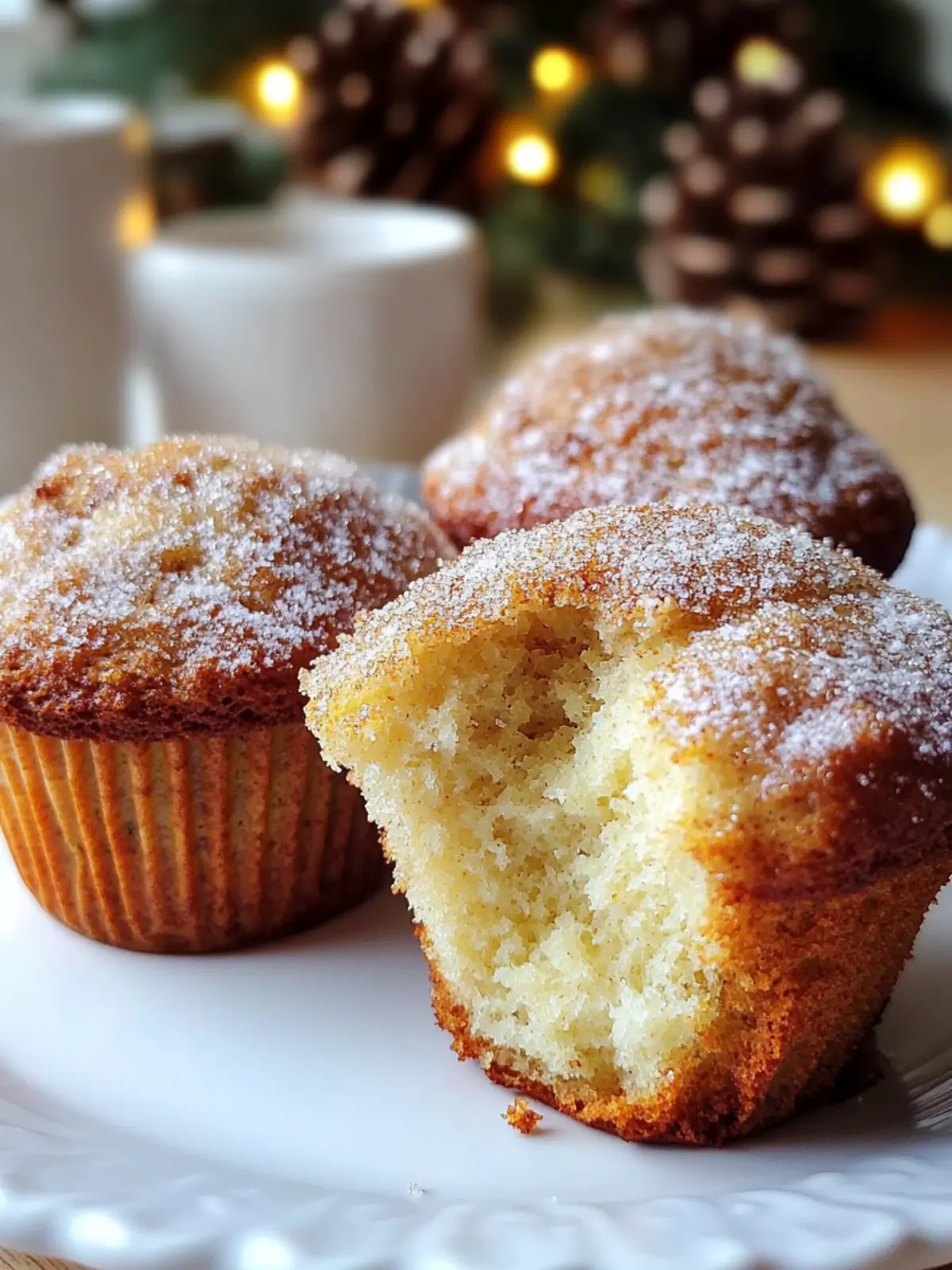 Festive Christmas Eggnog Muffins for a Cozy Holiday Treat 2 Christmas Eggnog Muffins