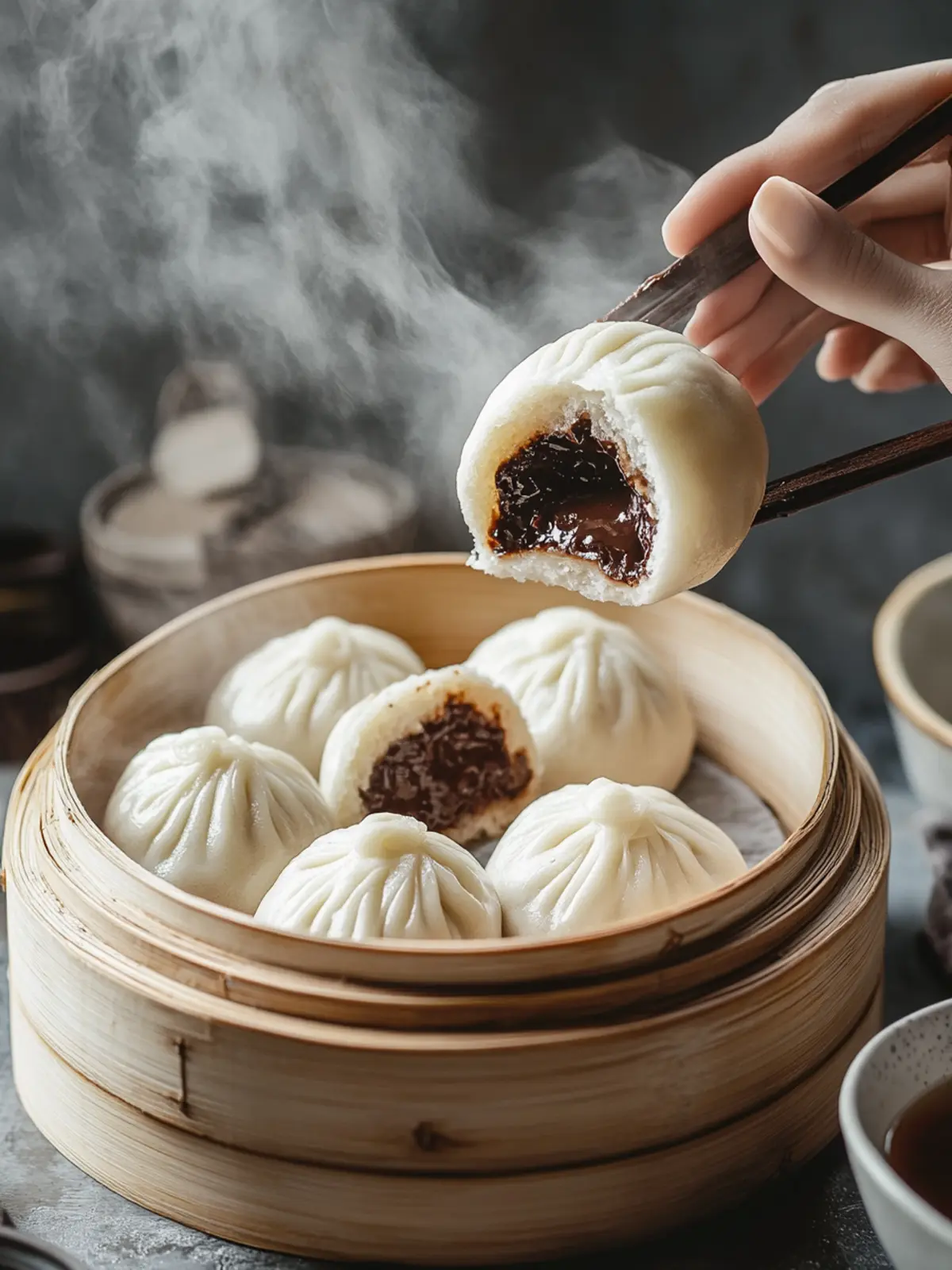 Melt-in-Your-Mouth Chocolate Steamed Buns to Satisfy Cravings 3 Chocolate Steamed Buns