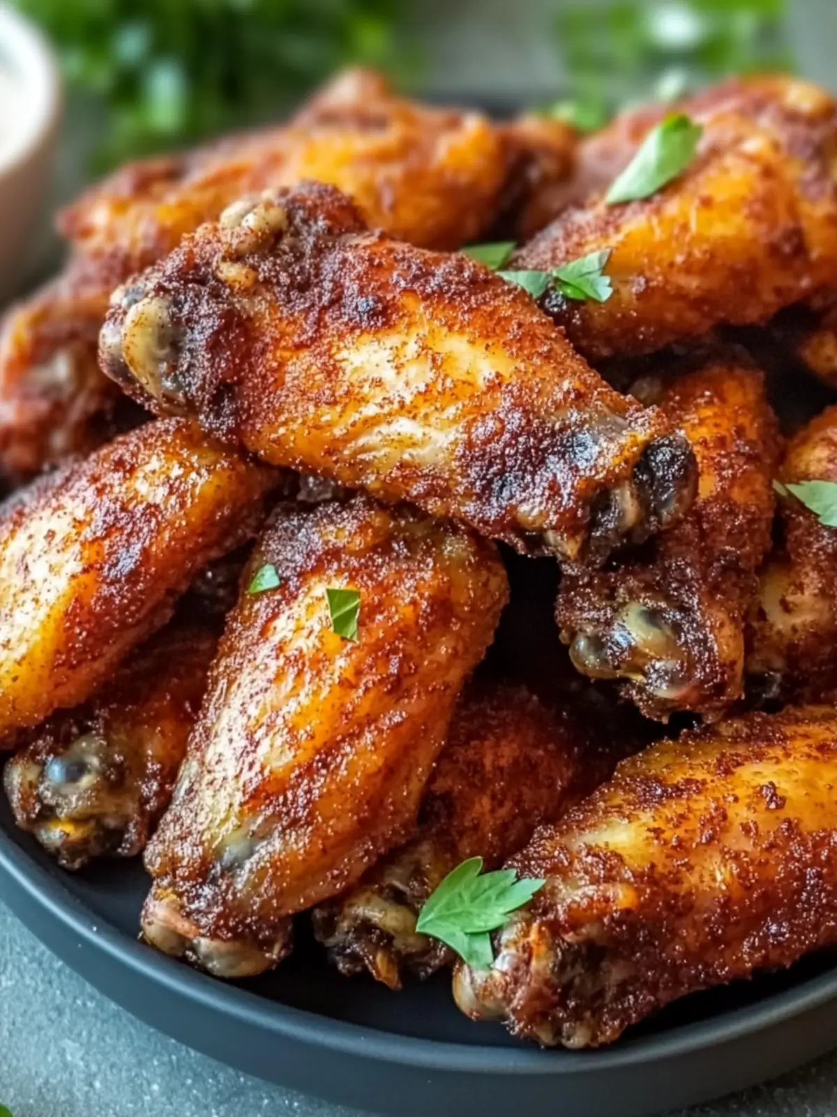 Crispy Dry Rub Chicken Wings for a Healthier Crunchy Snack 4 Crispy Dry Rub Chicken Wings