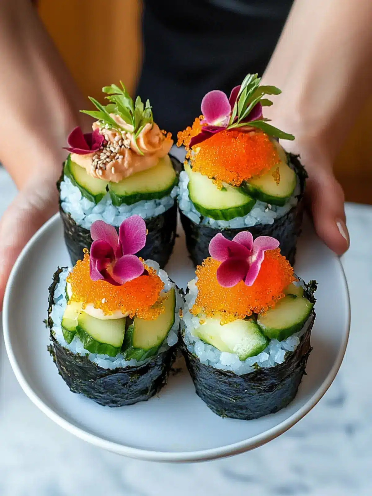 Vegan Sushi Cupcakes: Colorful, Fun, and Gluten-Free Delight 2 Vegan Sushi Cupcakes