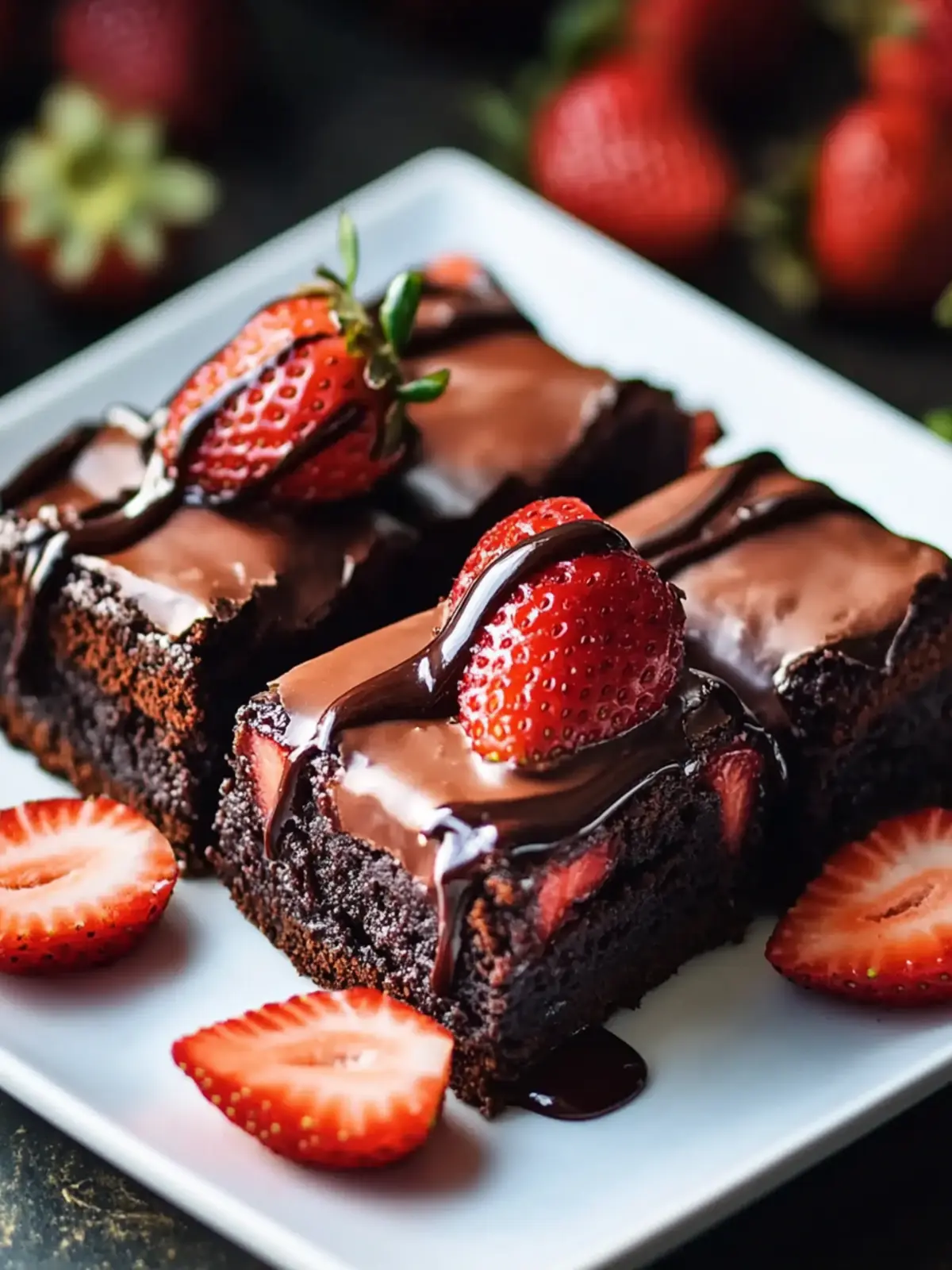 Irresistible Chocolate Covered Strawberry Brownies You'll Love 2 Chocolate Covered Strawberry Brownies